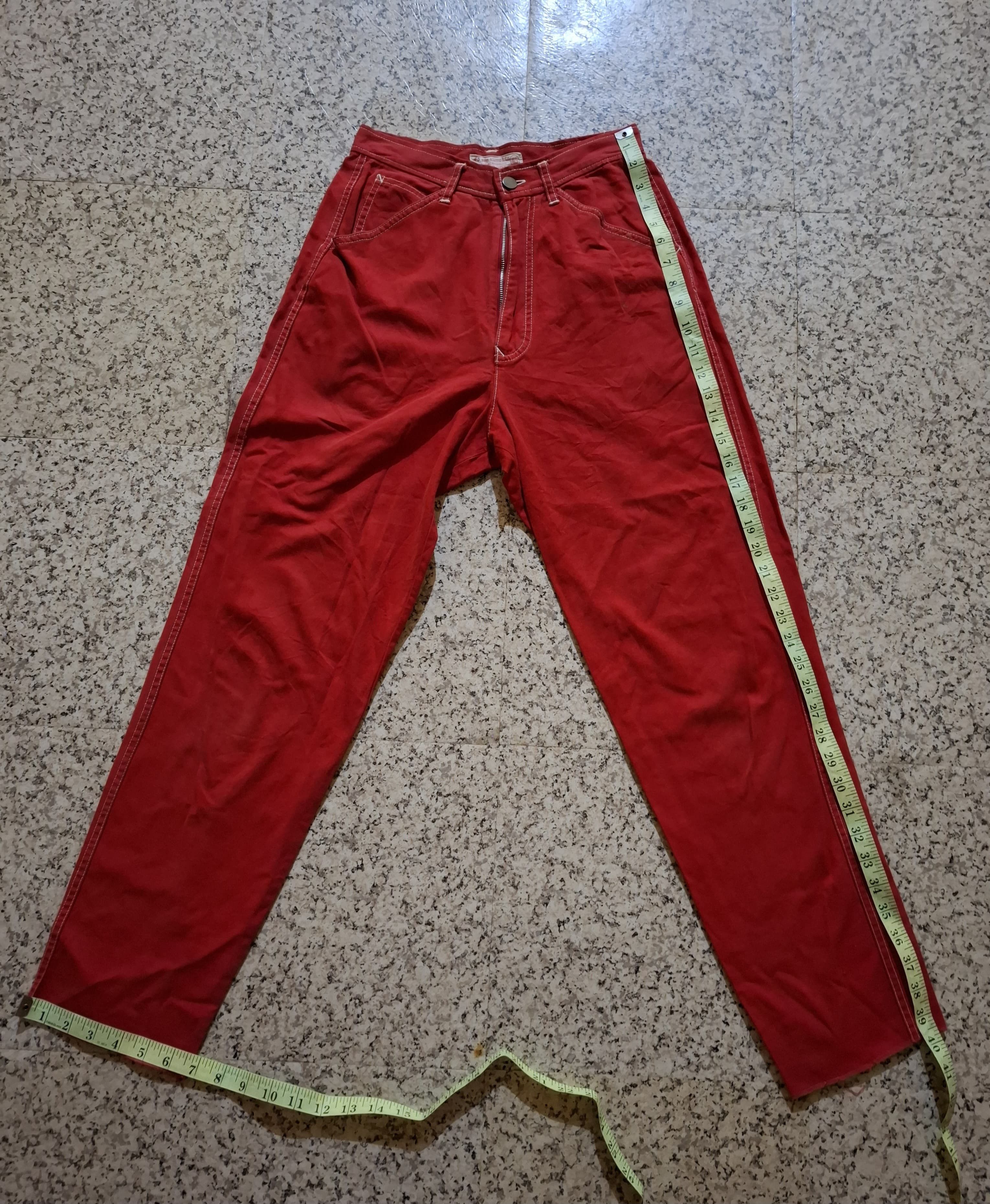 45rpm Vintage 45RPM Studio & Co. Red Canvas Painter Pants RARE Size 25" / US 0 / IT 36 - 9 Thumbnail