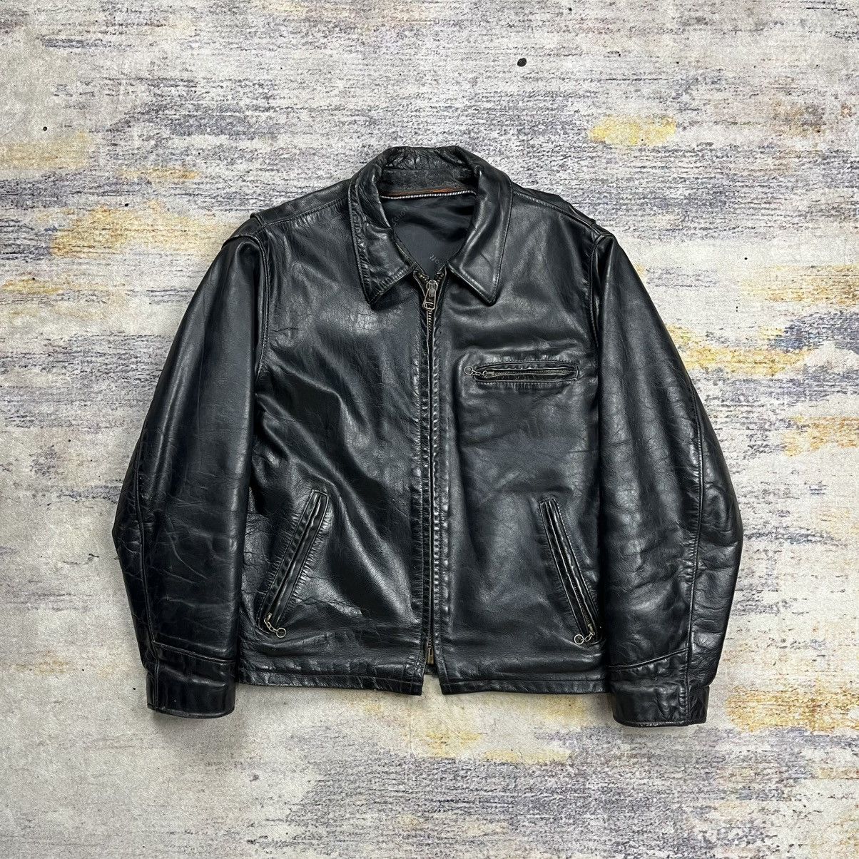 Schott × Vintage Vintage 90s Schott At101 single riders