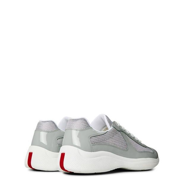 Prada Men'S Americas Cup Leather Prada Trainers Size US 9 / EU 42 - 3 Thumbnail