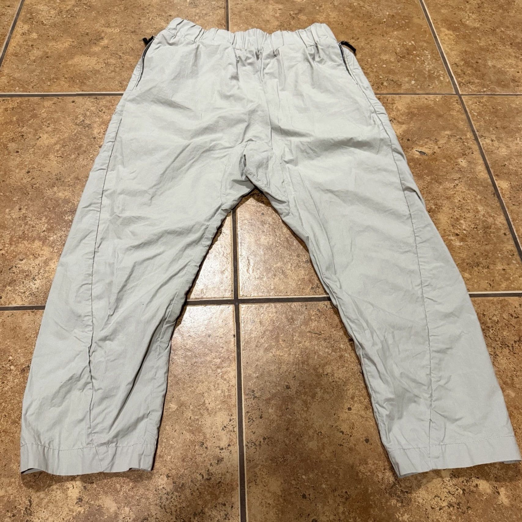 Nike Nike ESC Italy Every Stitch Considered Grey Drop Crotch Joggers Pants S Color Gray Women/Mens? Size 28" / US 6 / IT 42 - 2 Thumbnail