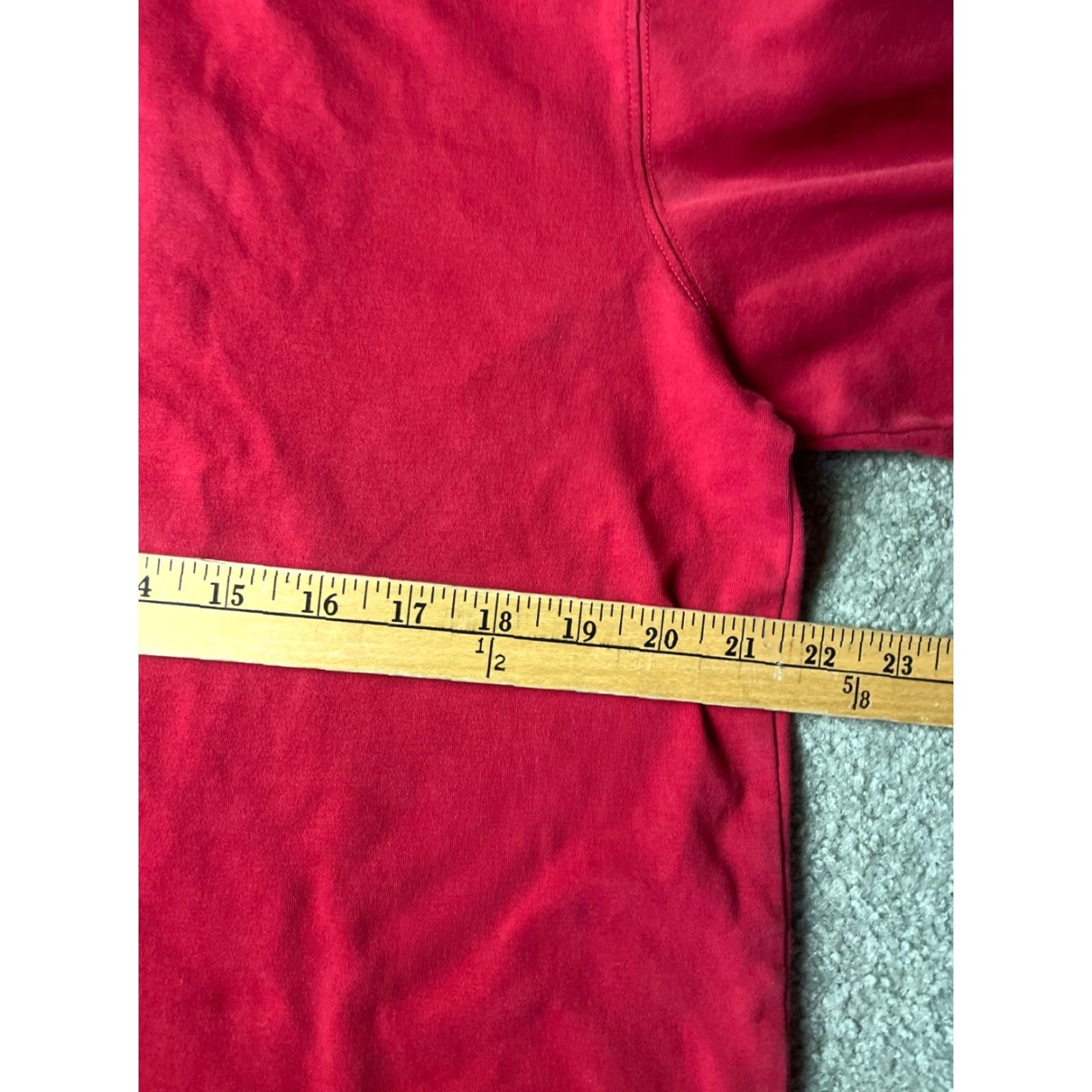 Vintage L.L.Bean Sweater Men's Size Large Reg. Red Long Sleeve Mock Neck Pullover Size L / US 10 / IT 46 - 5 Thumbnail