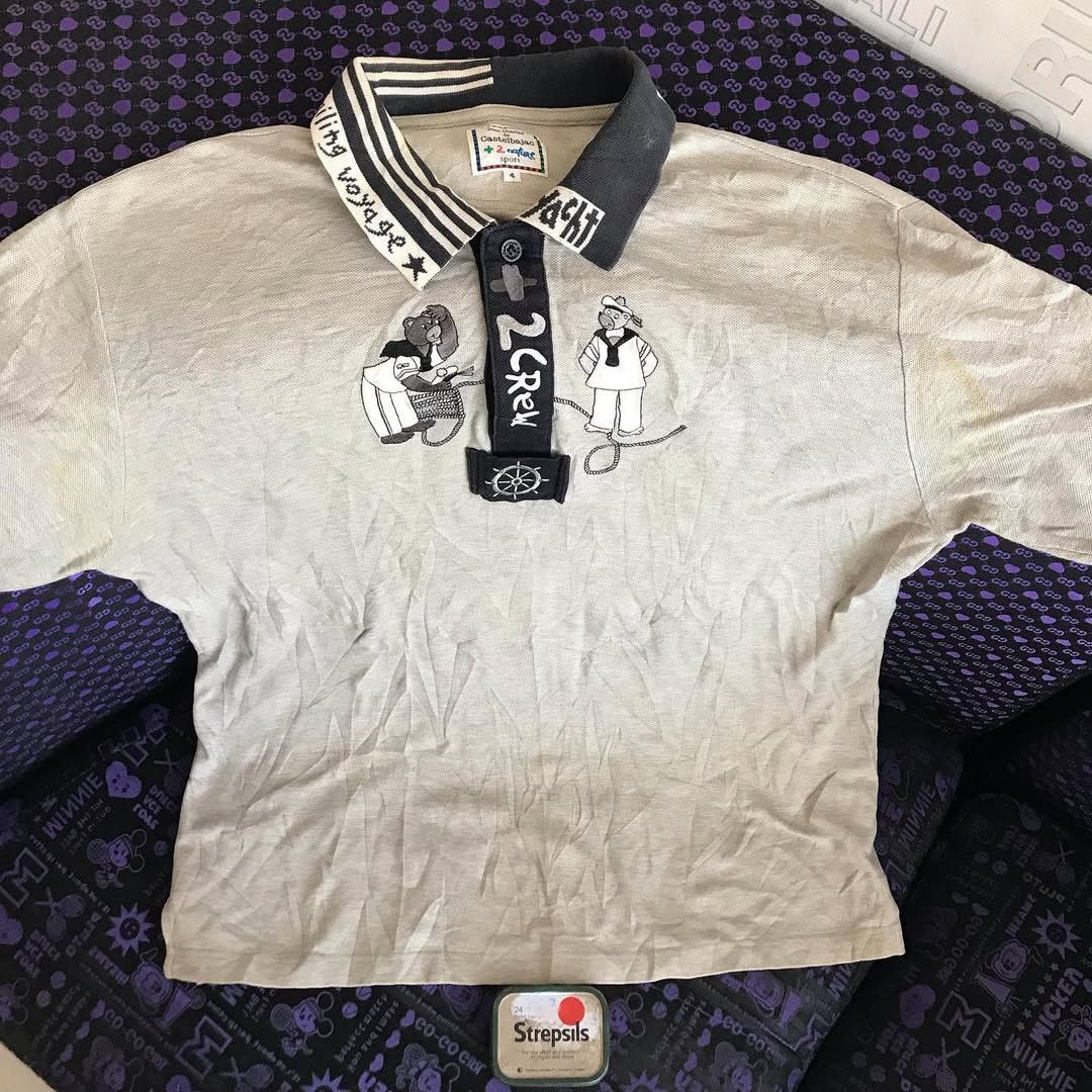 Jean Charles De Castelbajac × Vintage Jean Charles De Castelbajac X 2 Nature sport + 2 Crew On Size US L / EU 52-54 / 3 - 2 Thumbnail