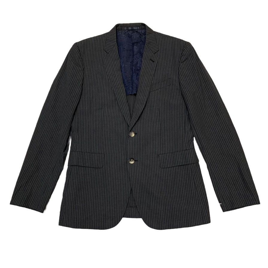 image of Paul Smith London Stripes Jacket Coat in Black, Men's (Size Large)