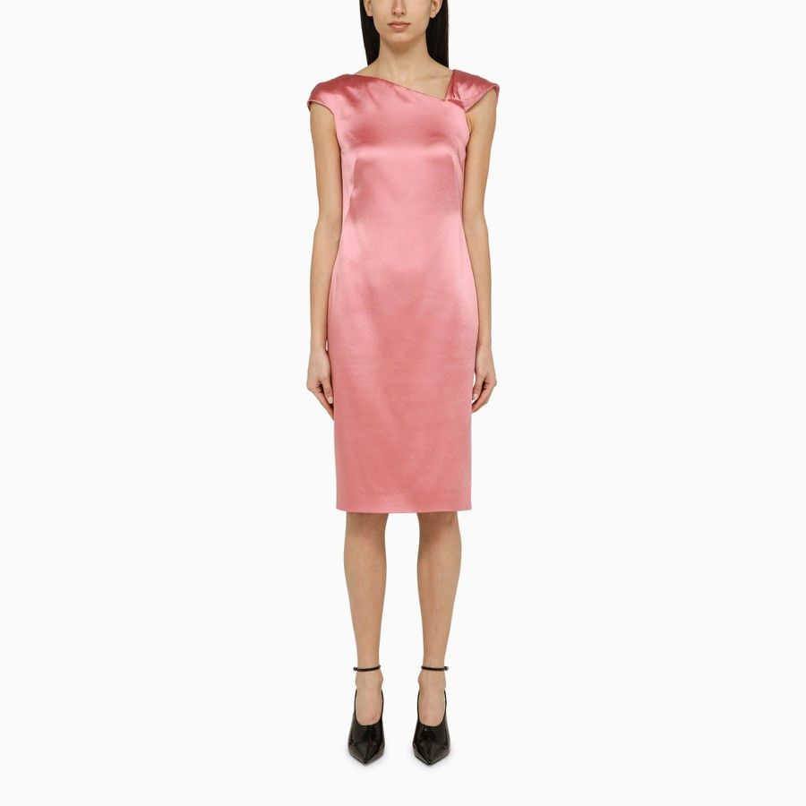 Givenchy o1d2blof0824 Midi Dress in Pink Size S / US 4 / IT 40 - 1 Thumbnail