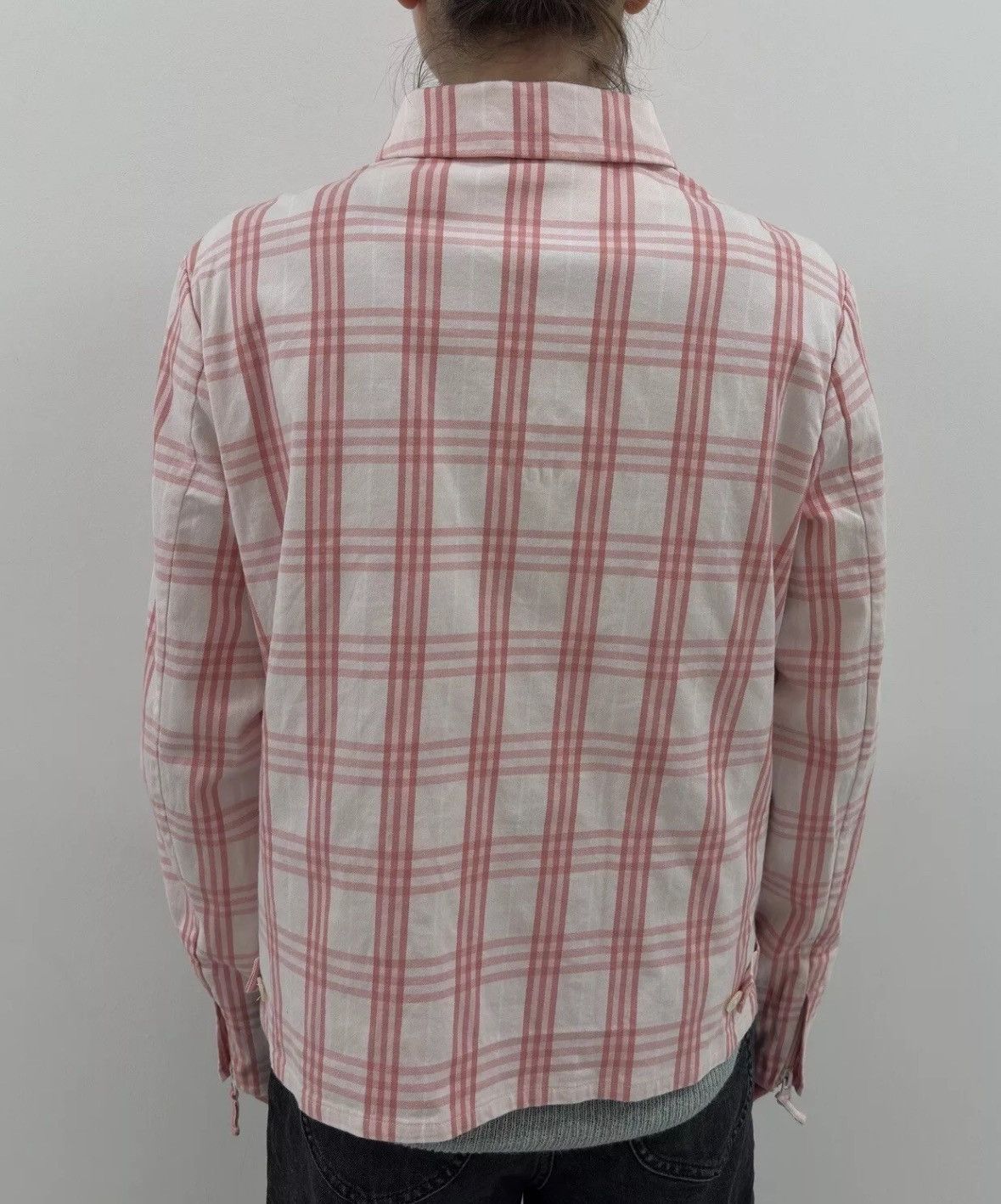 Burberry Vintage Burberry Golf Nova Check Cotton Jacket Pink Zip Size M / US 6-8 / IT 42-44 - 10 Thumbnail