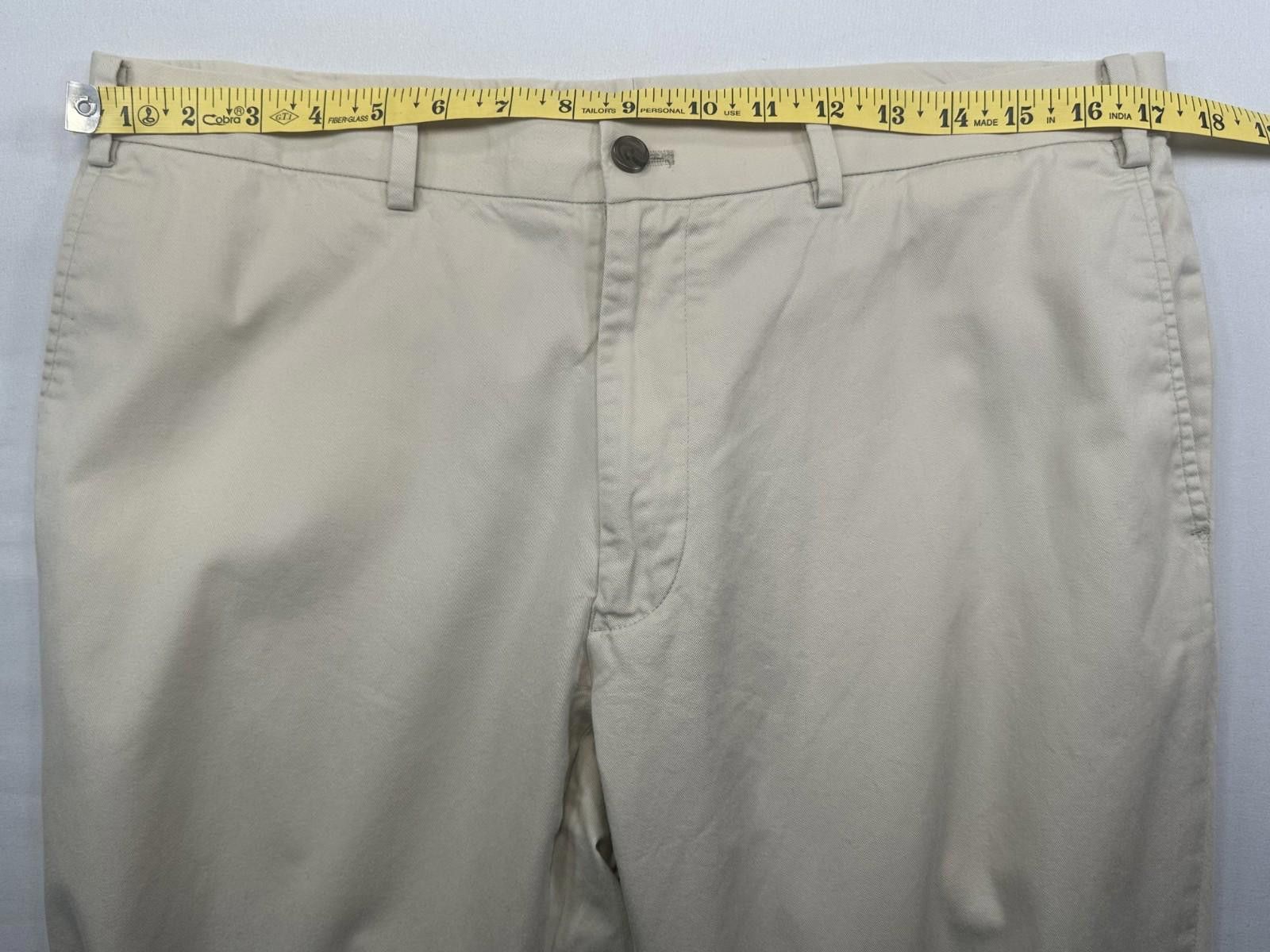 Indochino Indochino Newbury 52 Flat Front Straight Chinos Brown 34/29 Size US 34 / EU 50 - 3 Thumbnail