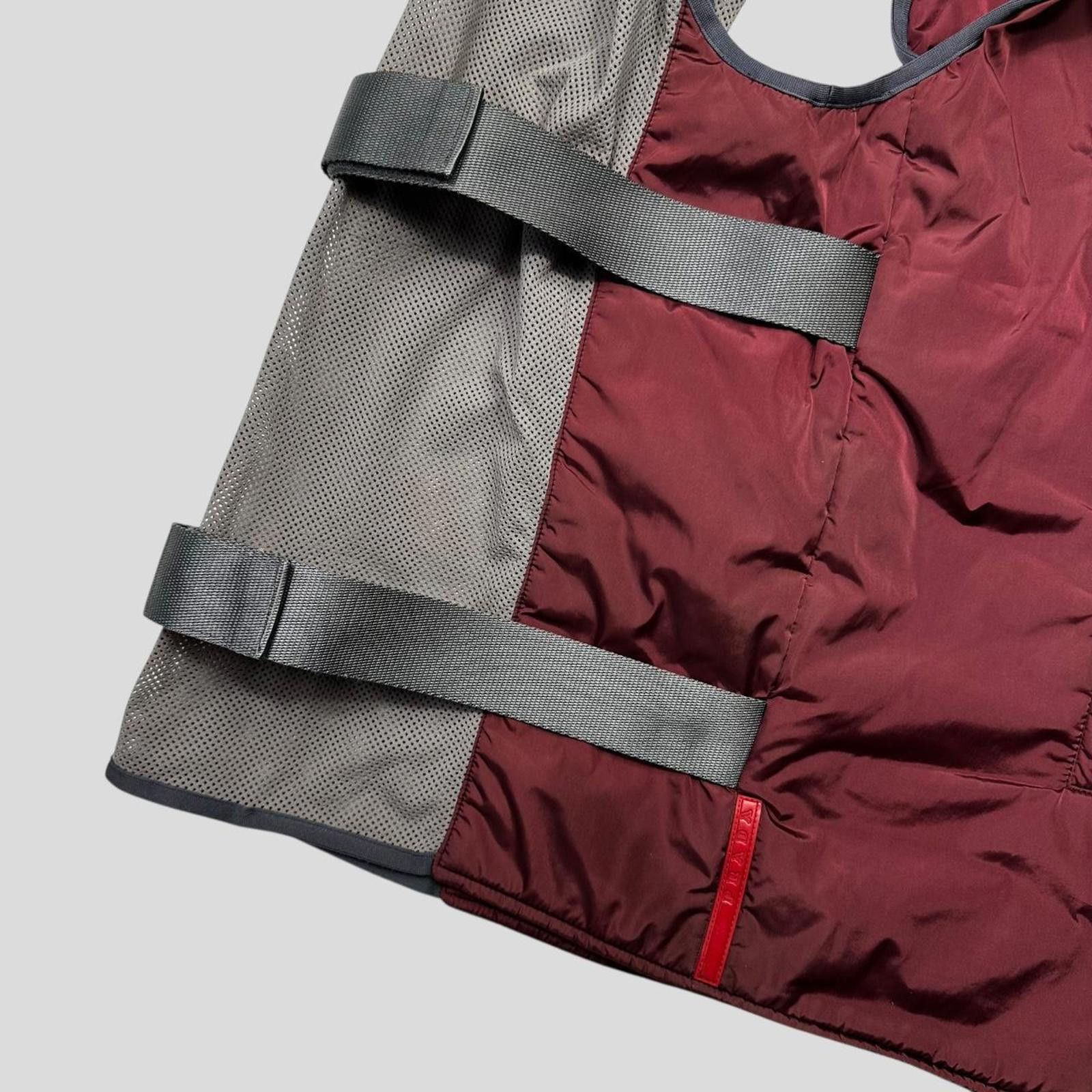 Prada Prada Sport 1999 Nylon Bondage Mesh Padded Gilet - IT48 S/M Size US M / EU 48-50 / 2 - 5 Thumbnail