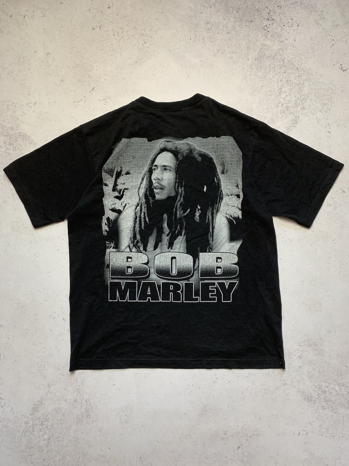 Vintage Vintage Rare 90's Bob Marley Overprint T-shirt Y2K/YKK Size US L / EU 52-54 / 3 - 15 Thumbnail