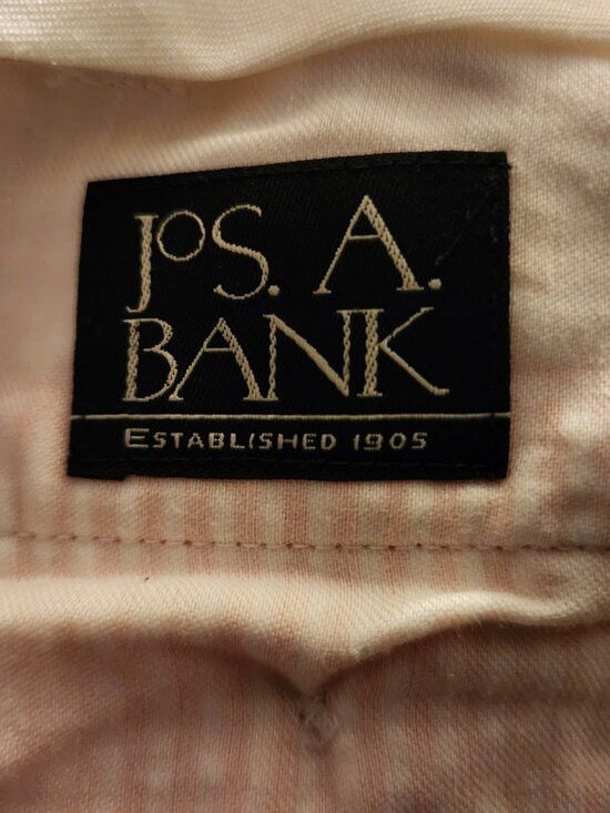 Jos. A. Bank Jos.a.bank men's 100%cotton seersucker casual pants 38/32 Size US 38 / EU 54 - 5 Thumbnail