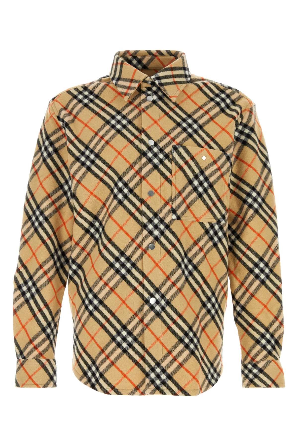 Burberry Embroidered Flannel Shirt Size US M / EU 48-50 / 2 - 1 Thumbnail