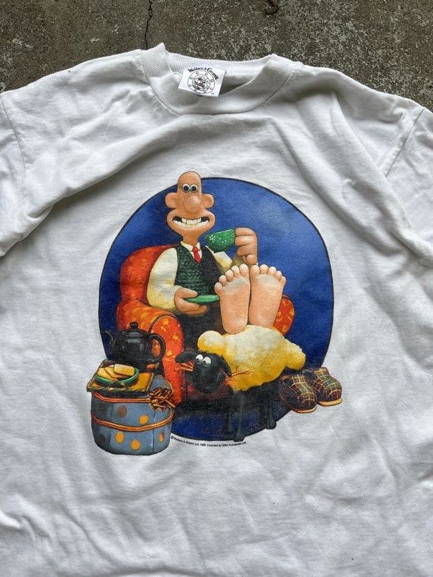 Other Wallace & Gromit 1989 vintage cartoon tee Size US S / EU 44-46 / 1 - 2 Thumbnail