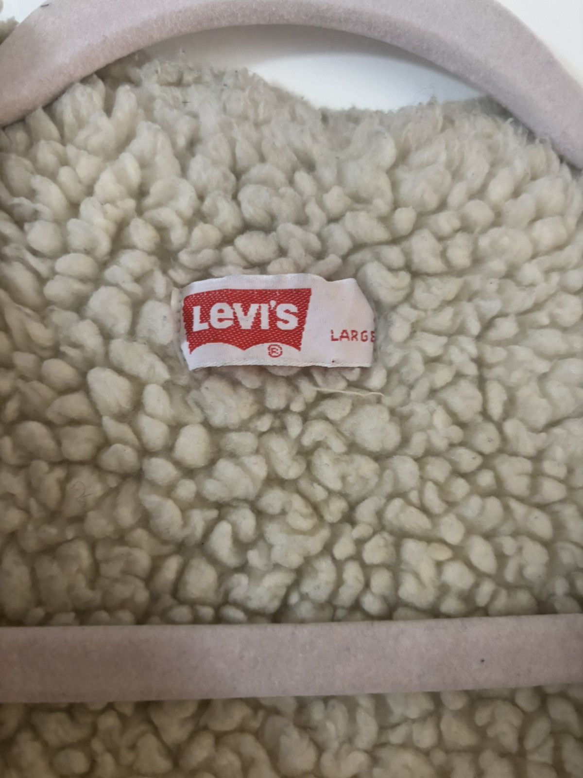Levi's Levis Denim vest with sherpa lining Size US L / EU 52-54 / 3 - 7 Thumbnail