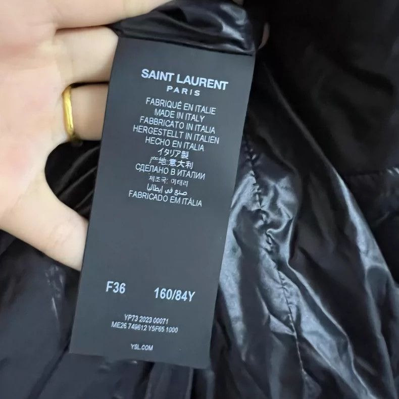 Saint Laurent Paris saint Laurent parisBlack Drawstring Hooded Down Jacket 250 Size XS / US 0-2 / IT 36-38 - 5 Thumbnail