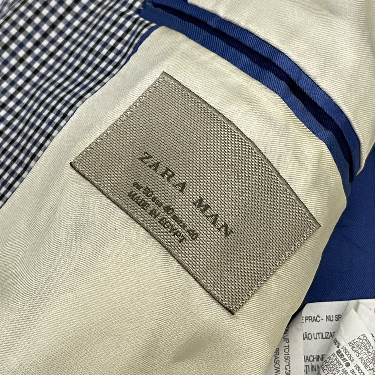 Zara Zara Man Gingham Jacket Size US M / EU 48-50 / 2 - 18 Thumbnail