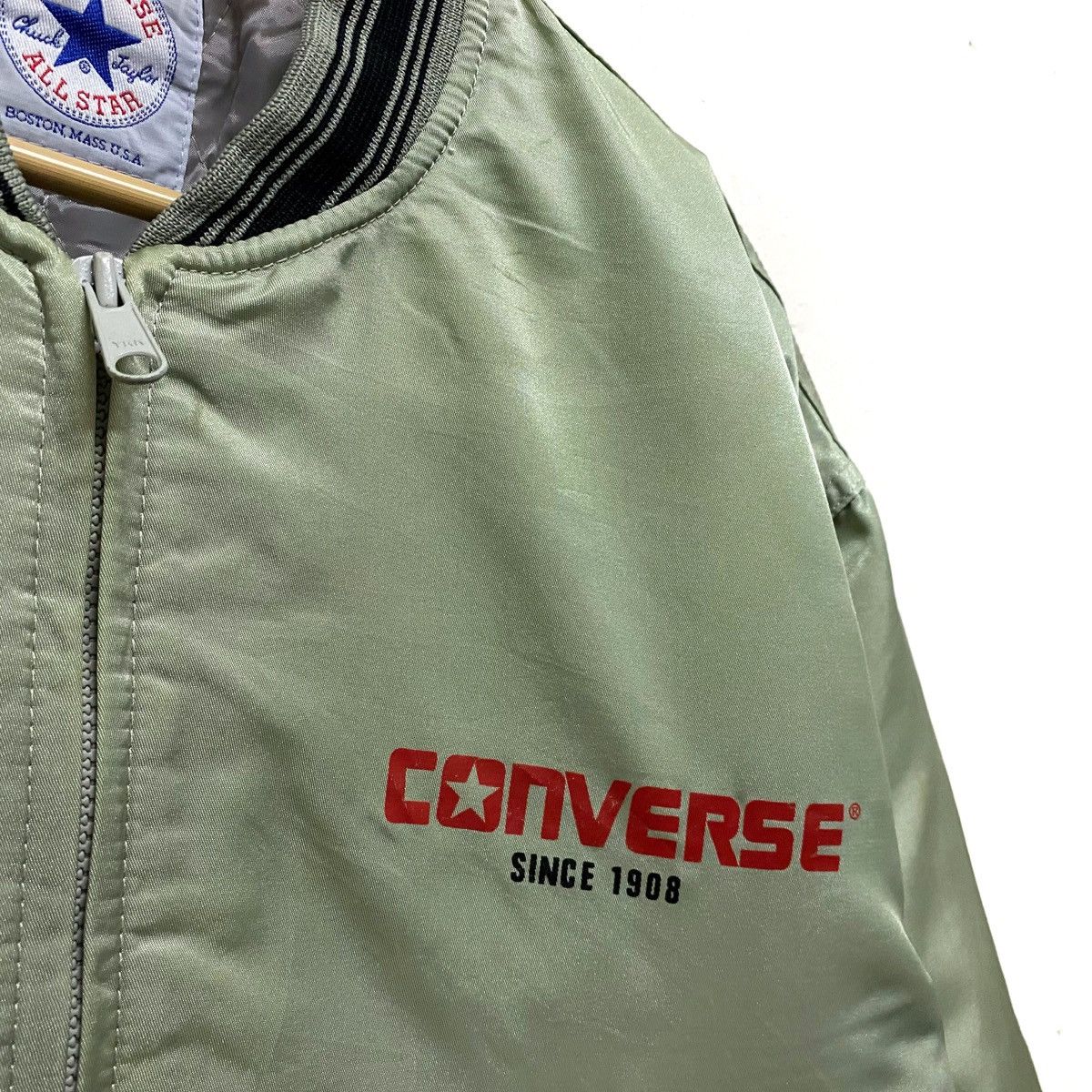 Converse Vintage Converse ALL STAR Bomber Jacket USA Size US L / EU 52-54 / 3 - 4 Thumbnail