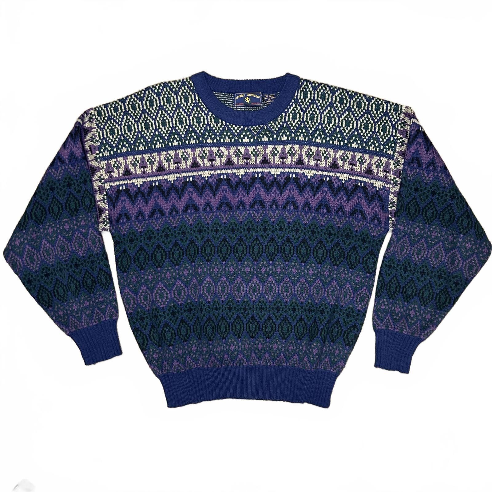 Other VTG Apparel Workshop Sweater Grandpa Coogi Cosby Style XL Size US XL / EU 56 / 4 - 1 Thumbnail