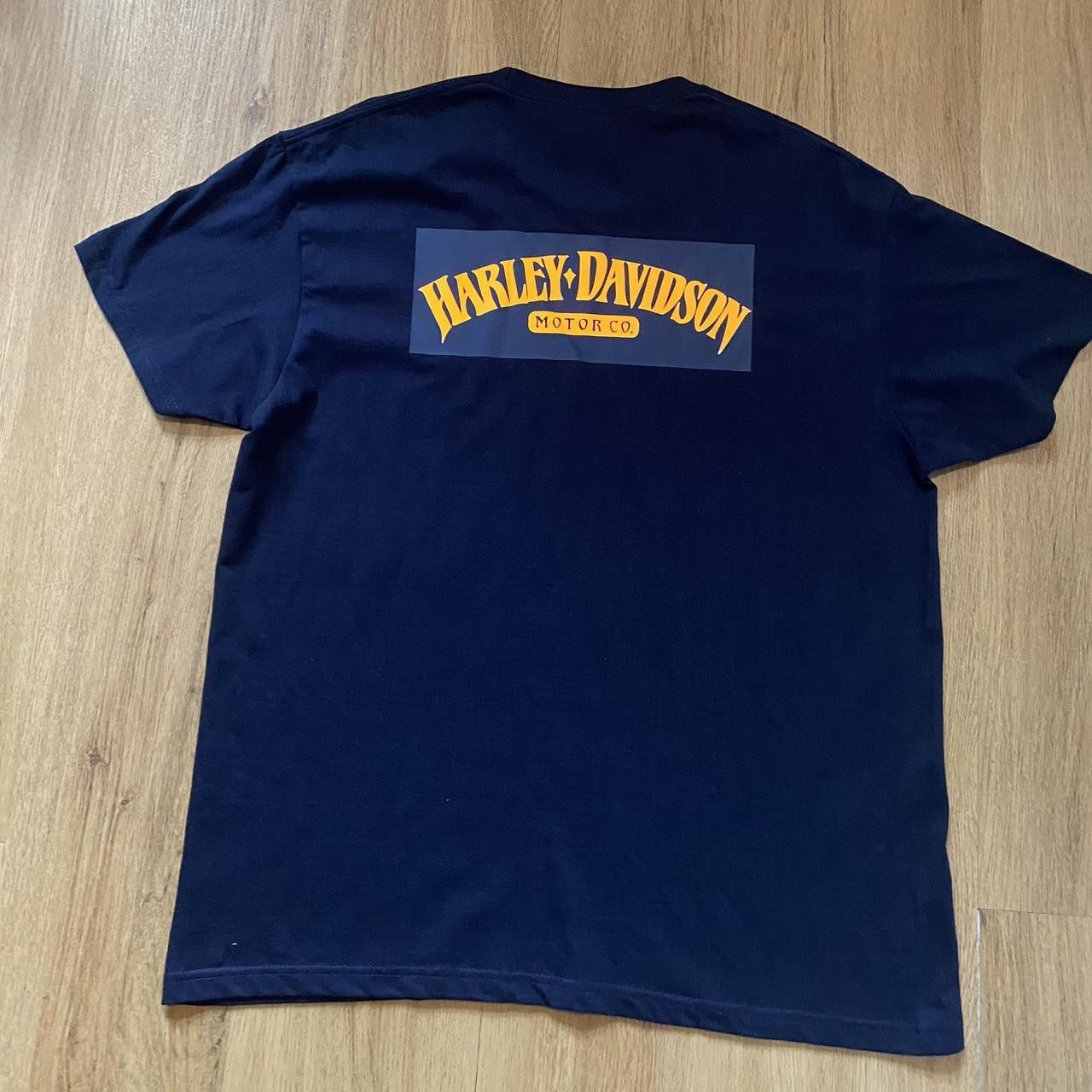 Harley Davidson Harley Davidson navy and Orange t-shirt Size US L / EU 52-54 / 3 - 1 Thumbnail