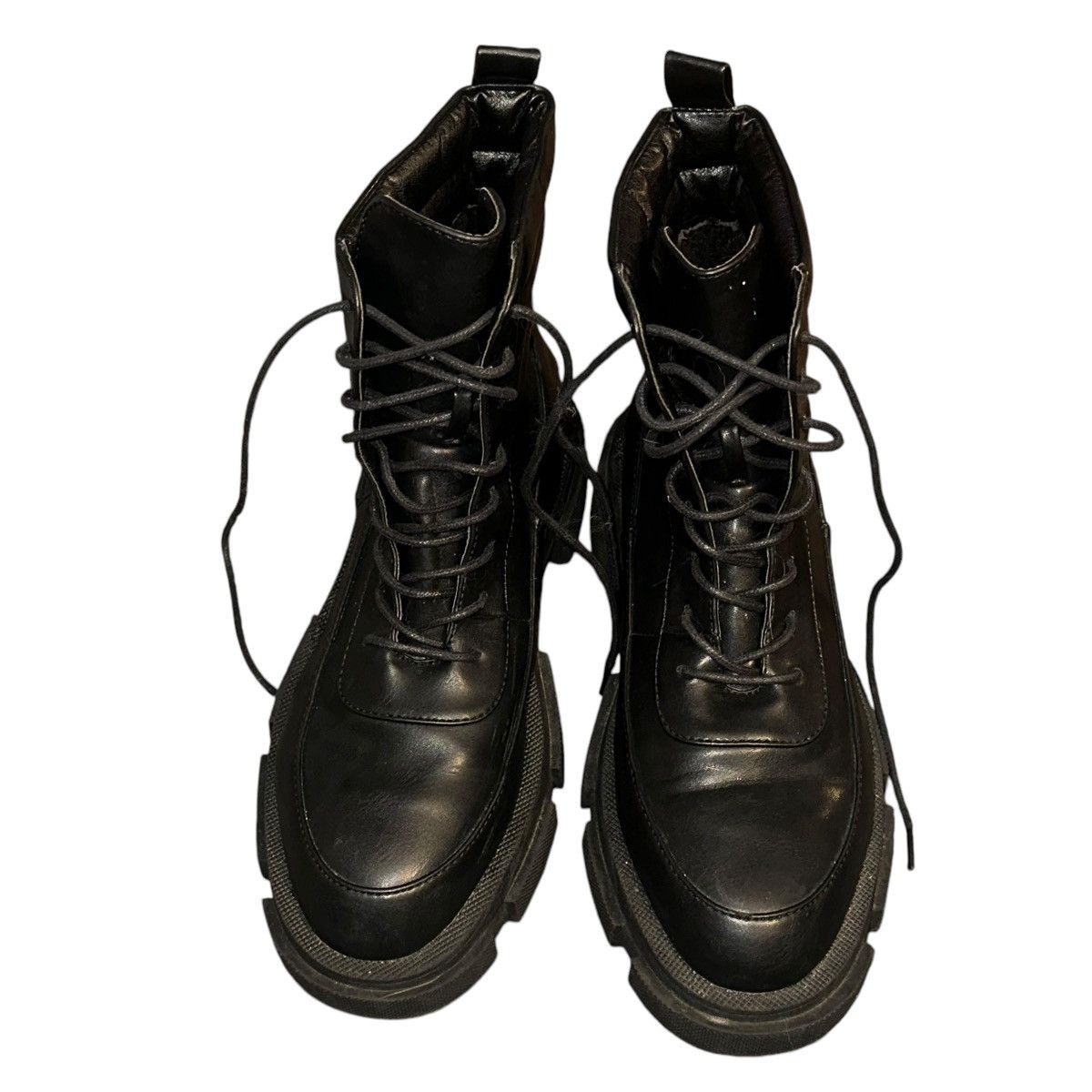 Other Wild Diva Lounge lace up combat boots Size US 8 / IT 38 - 3 Thumbnail