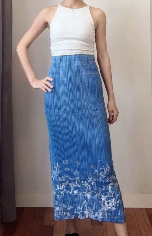 Other Issey Miyake/三宅一生 size:1 Star denim skirt Size 26" / US 2 / IT 38 - 1 Thumbnail