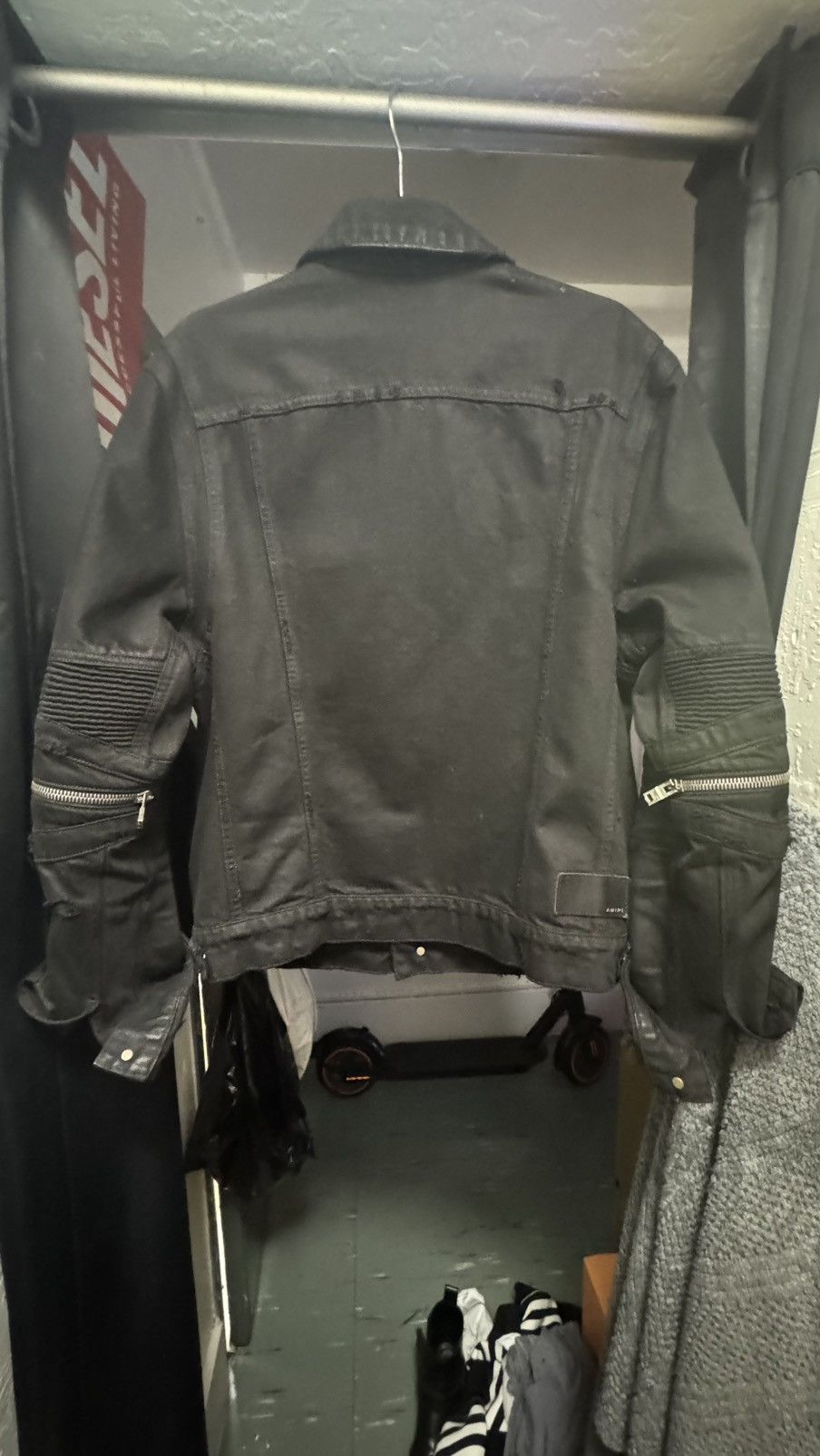 Amiri Amiri Black MX2 Denim Trucker Jacket Size US L / EU 52-54 / 3 - 4 Thumbnail
