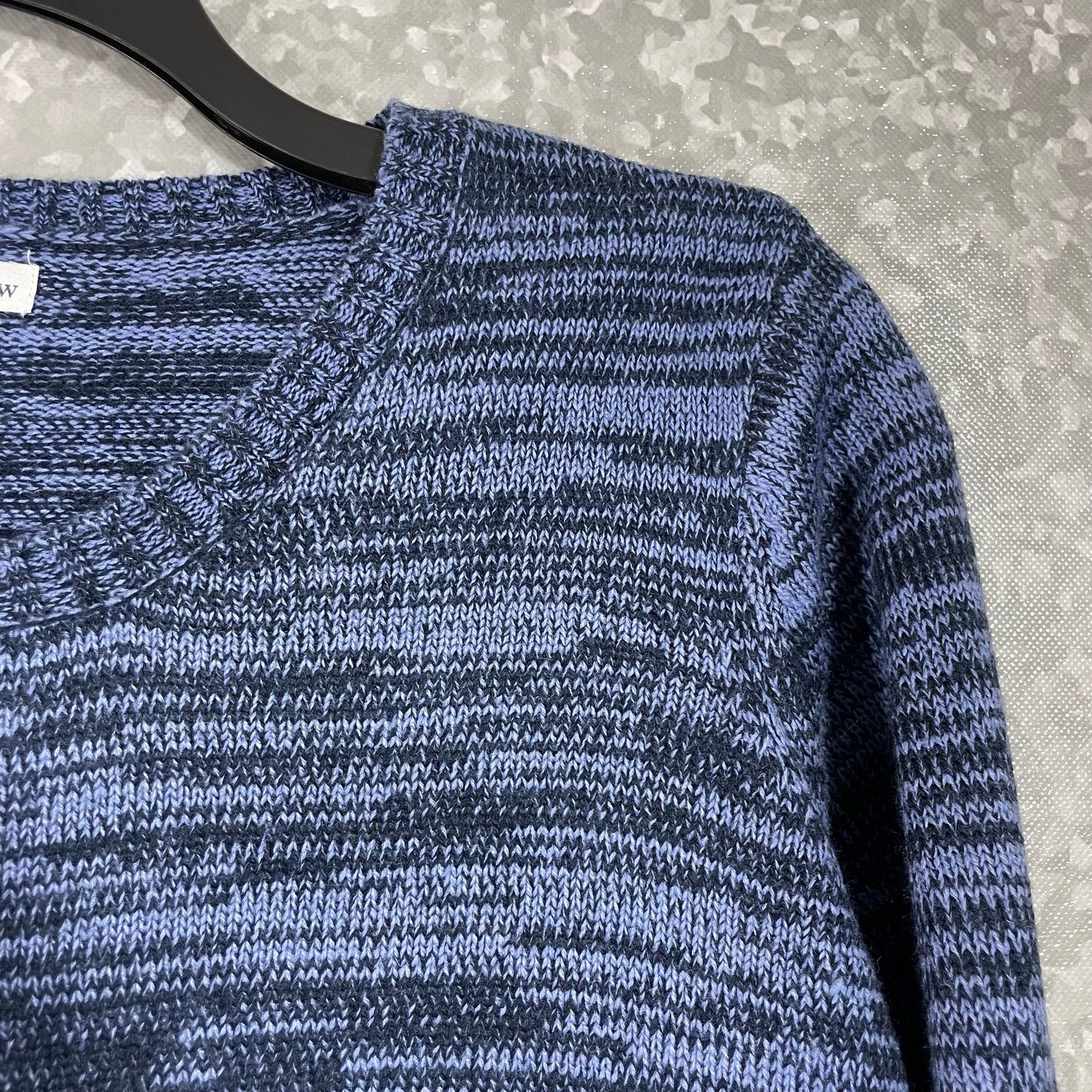Croft & Barrow Croft & Barrow Blue Marled Asymmetrical Hem Sweater - PXL Size XL / US 12-14 / IT 48-50 - 2 Thumbnail