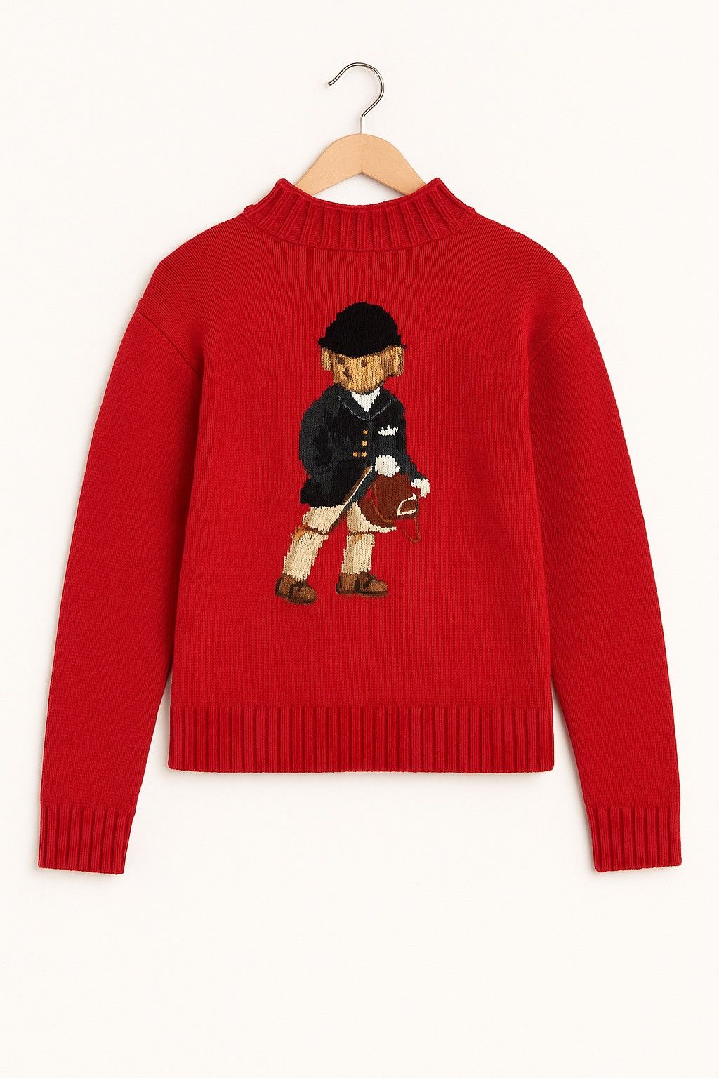 Cotton Teddy Bear Sweater Ralph Lauren Polo Sport