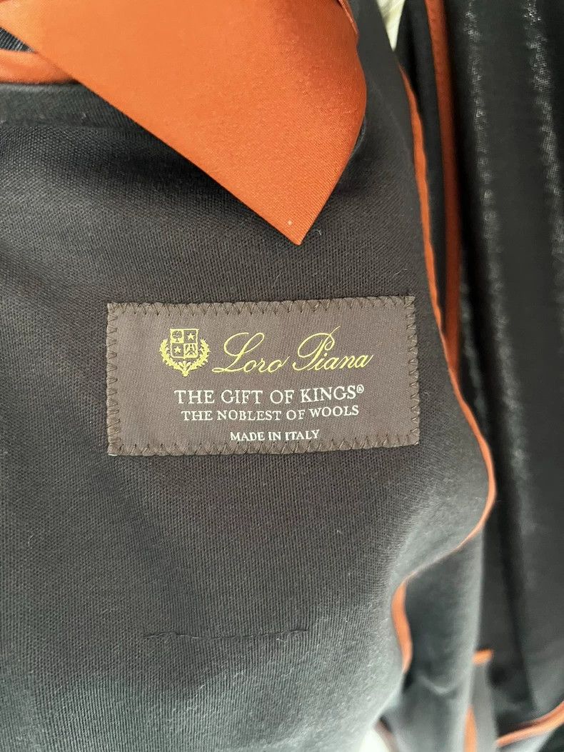 Loro Piana LORO PIANA King's Gift Men's Knitted Casual Single Jacket Size 48L - 4 Thumbnail