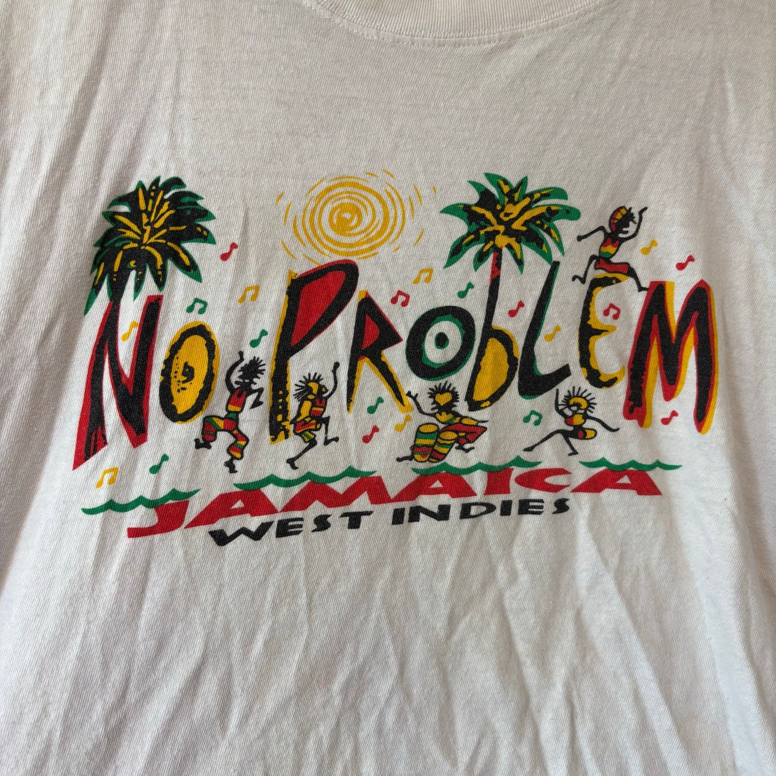 Other Jamaica West Indies T-Shirt Cropped Top Boxy Womens Medium Size M / US 6-8 / IT 42-44 - 7 Thumbnail