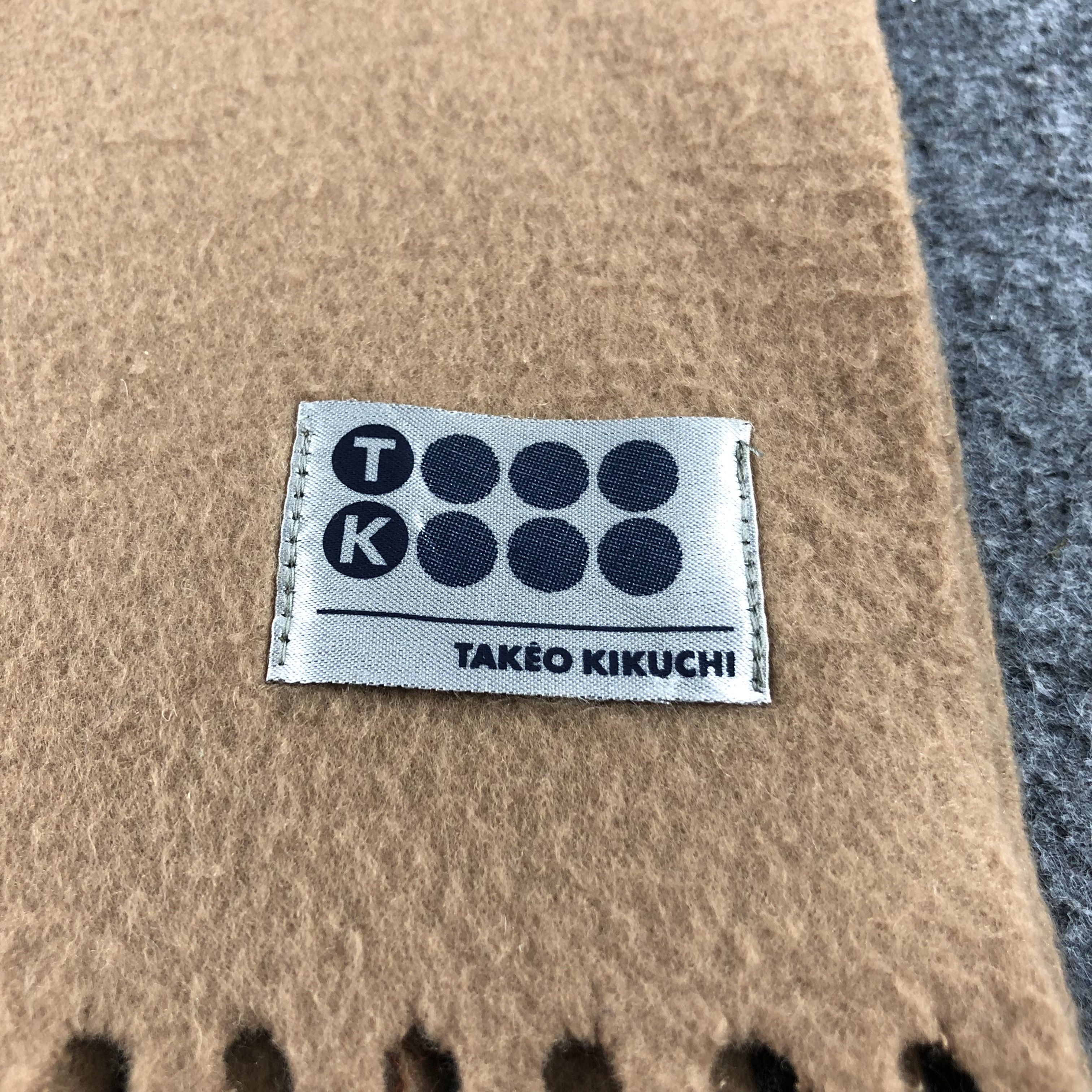Takeo Kikuchi Takeo Kikuchi Wool Scarf Muffler V829 Size ONE SIZE - 4 Thumbnail