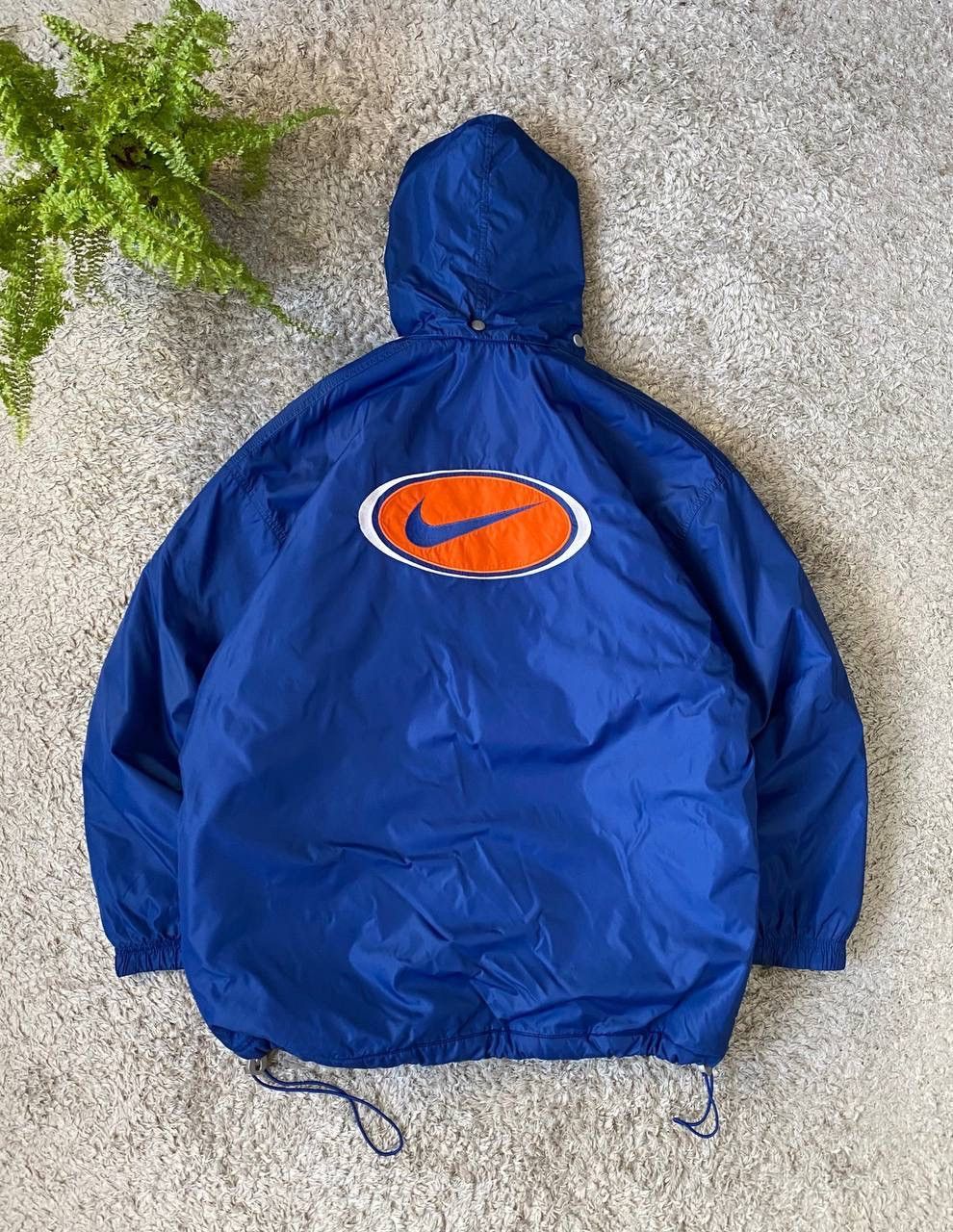Nike × Vintage 90s Nike Vintage Puffer Light Jacket Streetwear Logo Swoosh Size US M / EU 48-50 / 2 - 2 Thumbnail