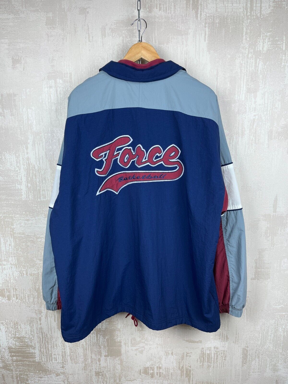Nike 90's Nike Force Basketball Vintage Jacket Oversized Snap Size US XL / EU 56 / 4 - 2 Thumbnail