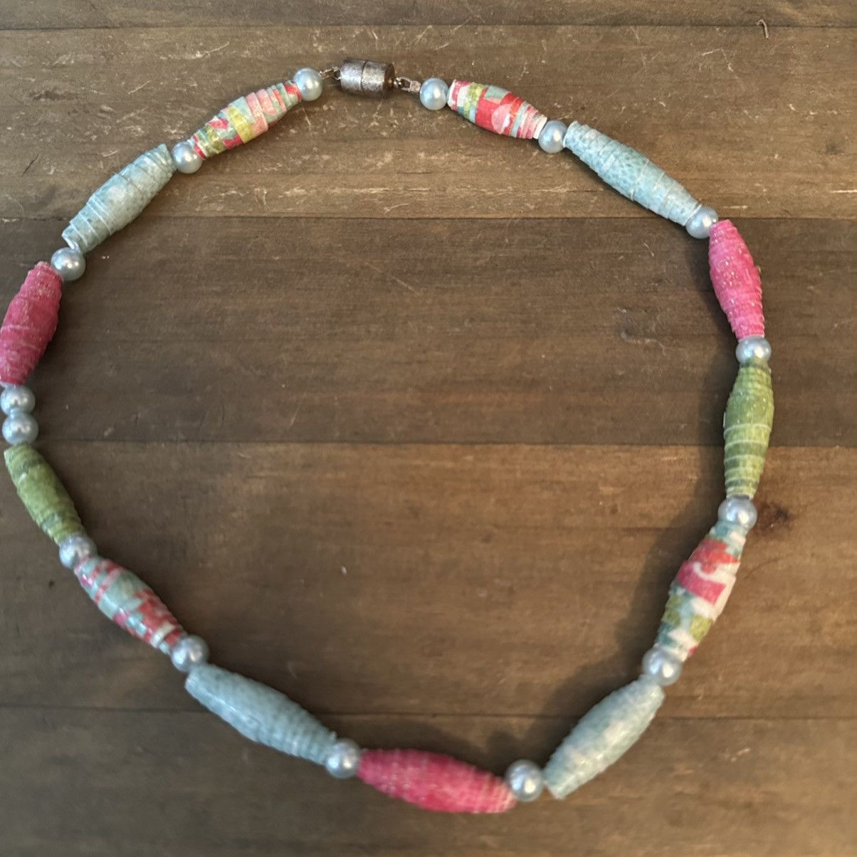 Other Multicolor paper bead necklace Size ONE SIZE - 2 Thumbnail