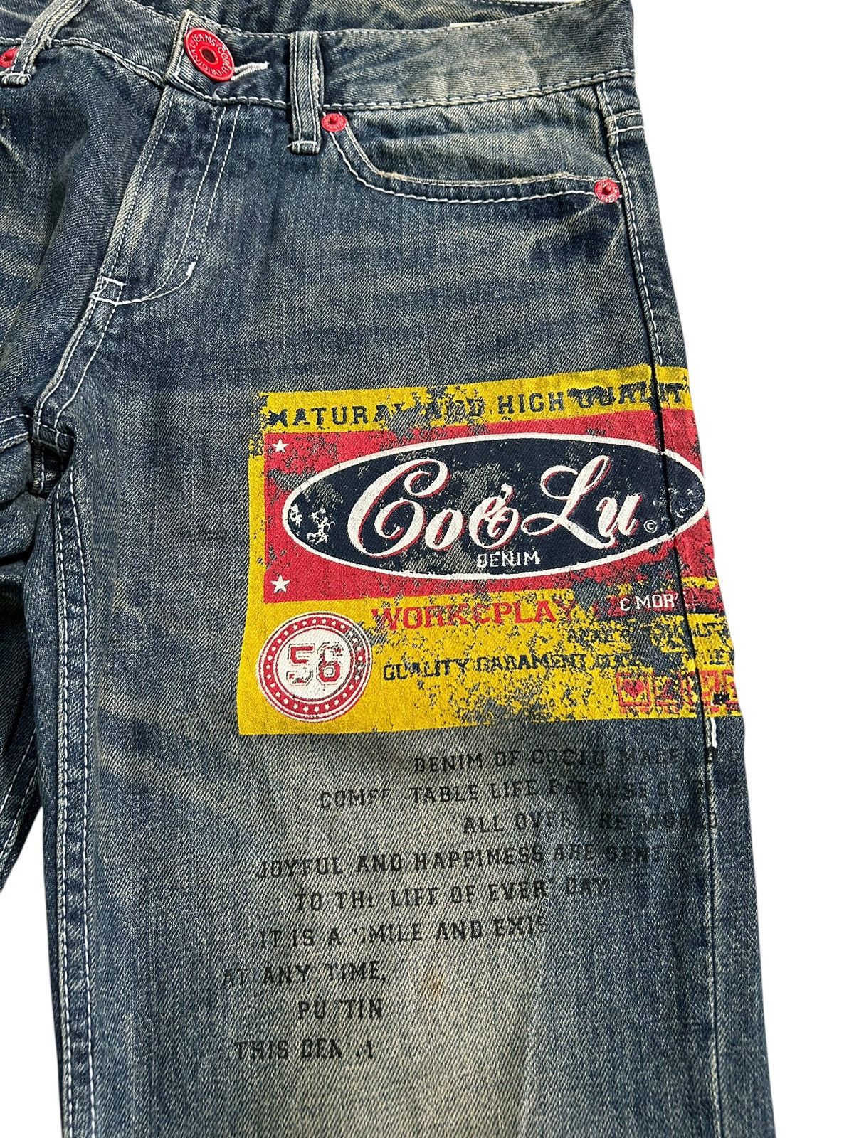 Japanese Brand × Kapital × Vintage CO & LU Japanese Style Denim Jeans Size US 32 / EU 48 - 4 Thumbnail