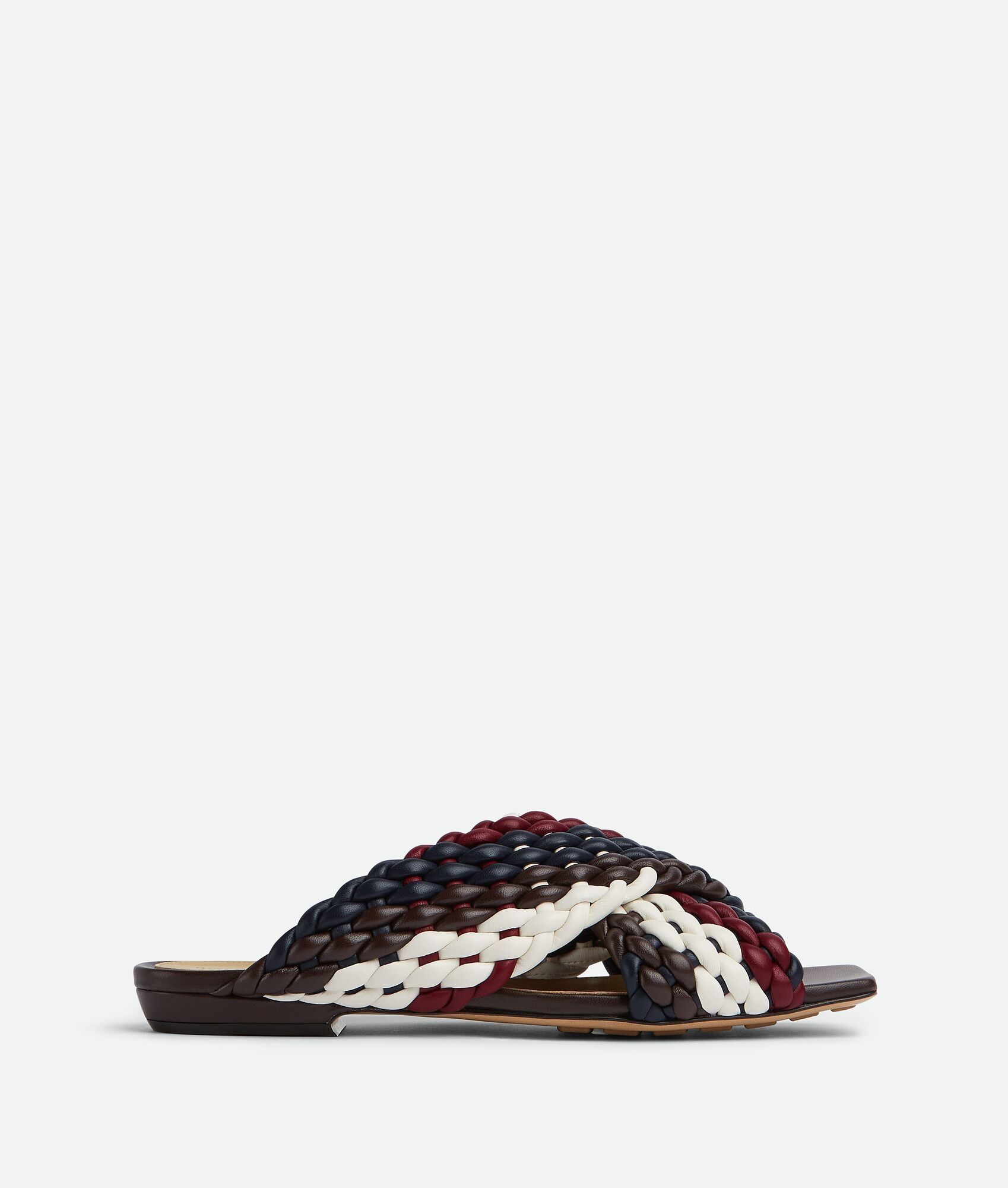 Bottega Veneta o1loc1c0125 729711 Canalazzo Flat Sandals in Multicolor Size US 6 / IT 36 - 1 Thumbnail