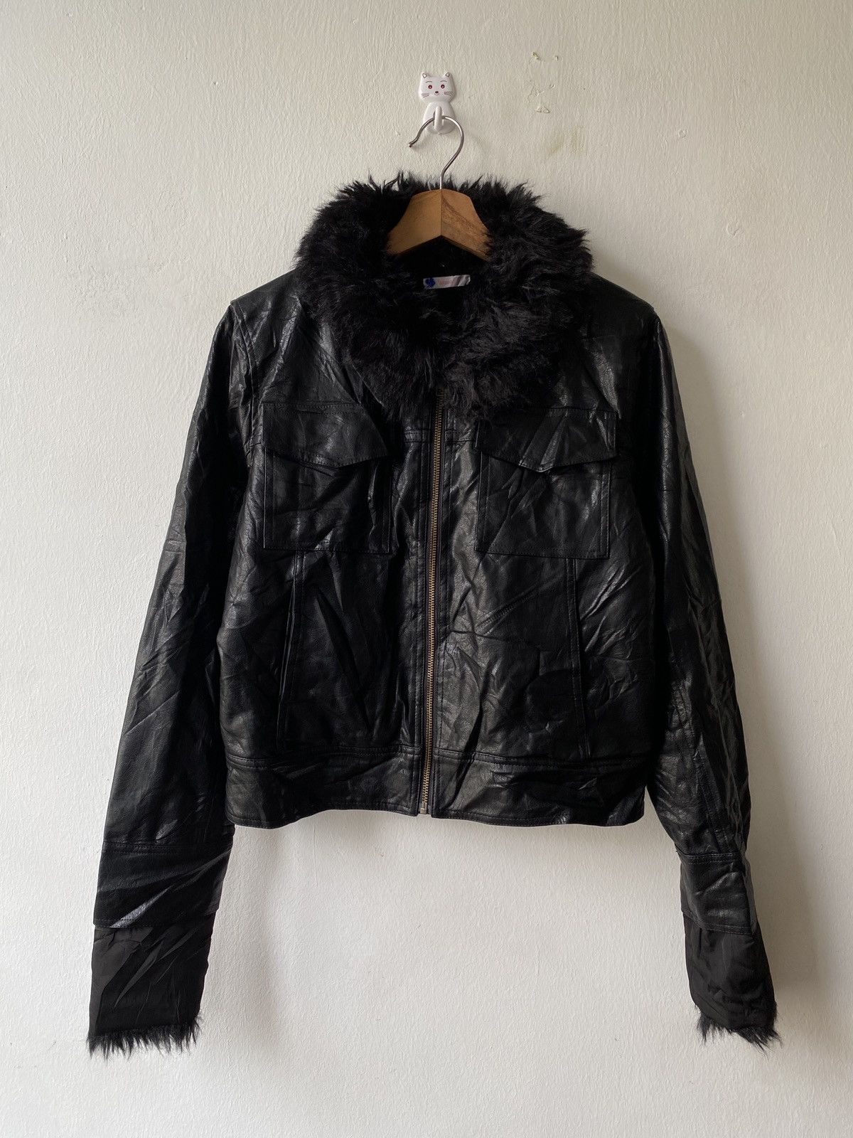 atmos AW2023 Atmos Japan Sherpa Lining Fur Leather Jacket Size US M / EU 48-50 / 2 - 4 Thumbnail