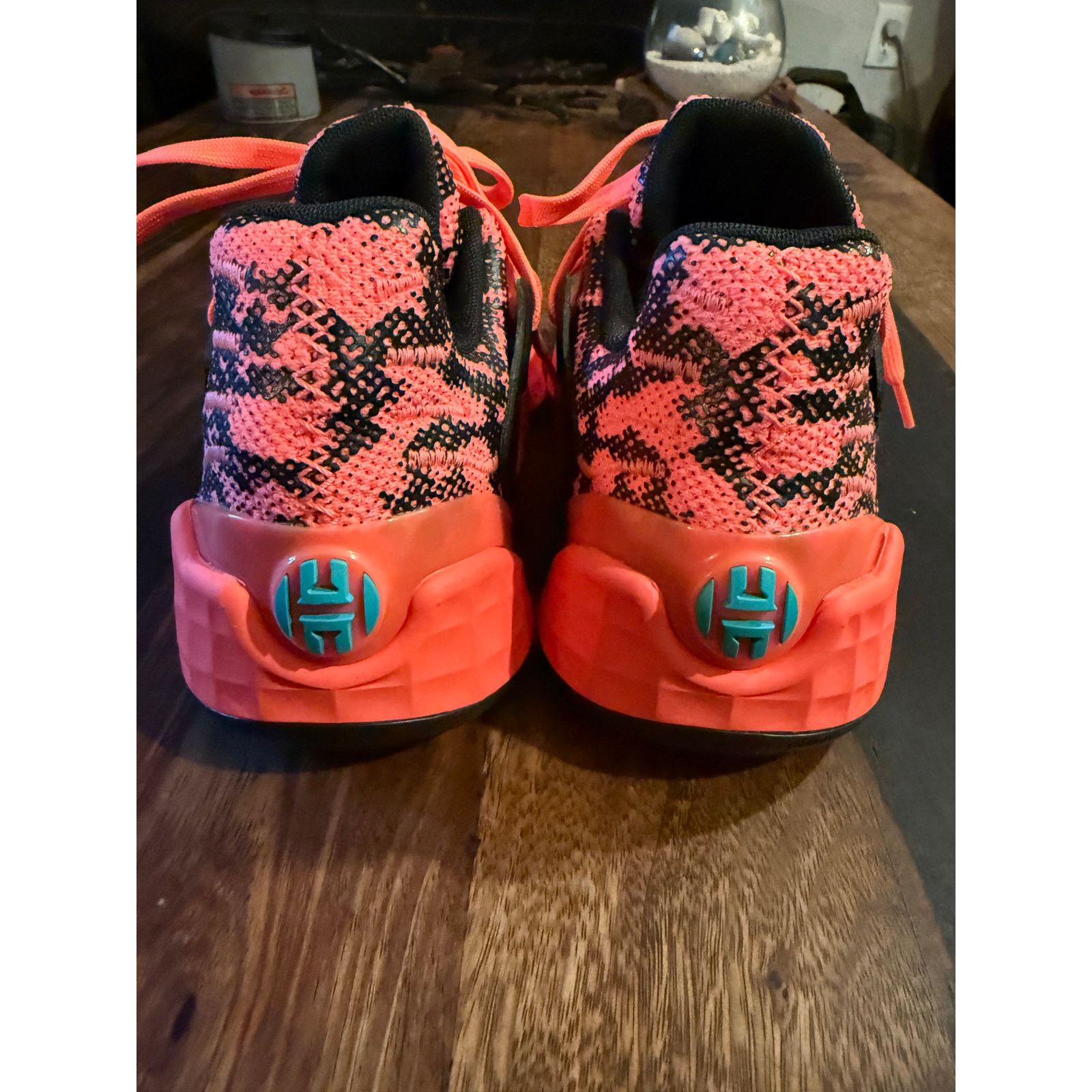 Adidas Adidas Harden Vol 4 Signal Coral Basketball Shoes Men's 7.5 Size US 7.5 / EU 40-41 - 5 Thumbnail