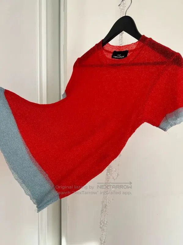 Comme des Garcons COMME des GARÇONS Red Short Sleeve T-Shirt . Size S / US 4 / IT 40 - 6 Thumbnail