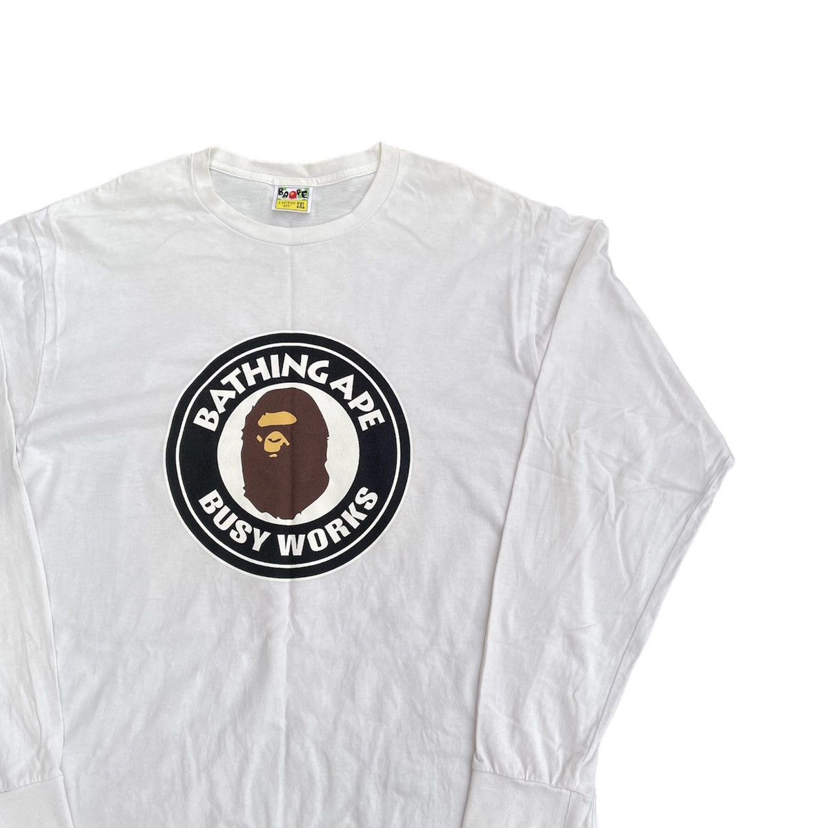 Bape × Nigo × Vintage Vintage Bathing Ape (Bape) Longsleeve Busy Work Size US XXL / EU 58 / 5 - 4 Thumbnail