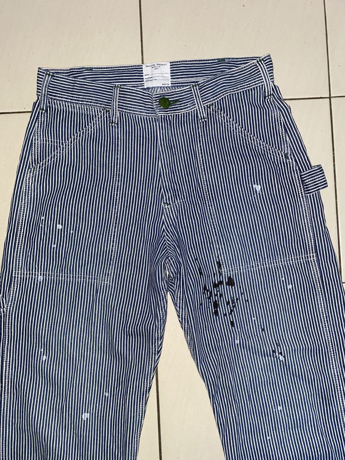 Oshkosh Oshkosh Bgosh Hickory Stripe Workers Pants Size US 29 - 2 Thumbnail
