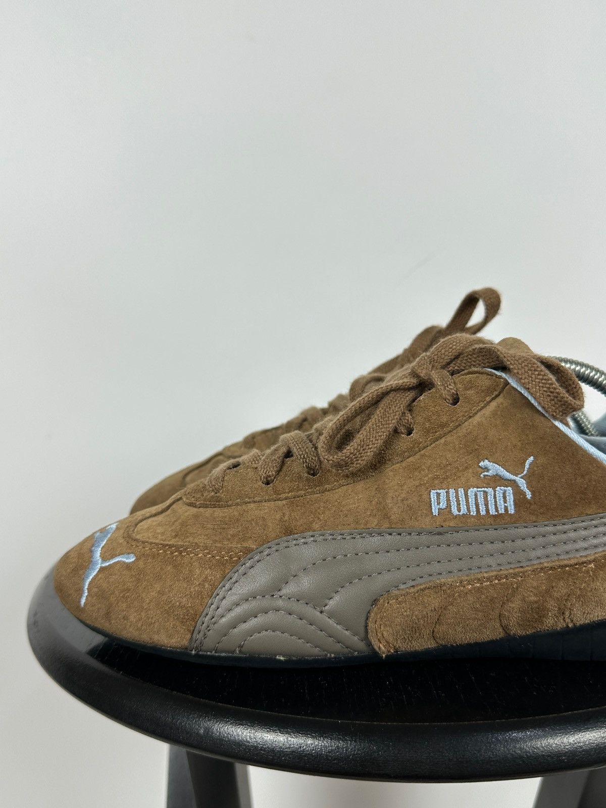 Puma Vintage Puma Speedcat Brown Suede/Leather Y2K Sneakers Size US 8 / IT 38 - 13 Thumbnail