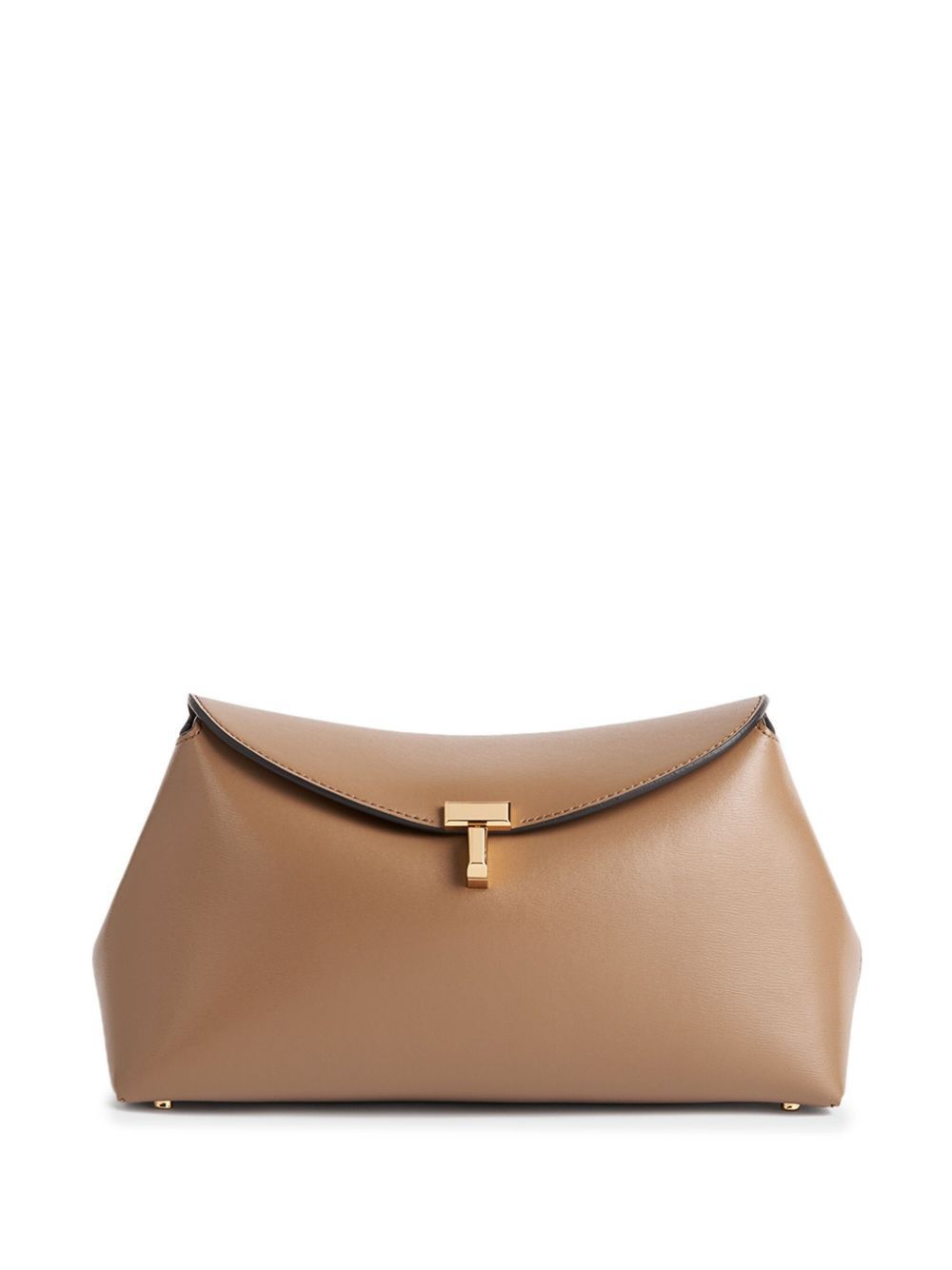 Toteme T-LOCK LEATHER CLUTCH Size ONE SIZE - 1 Thumbnail