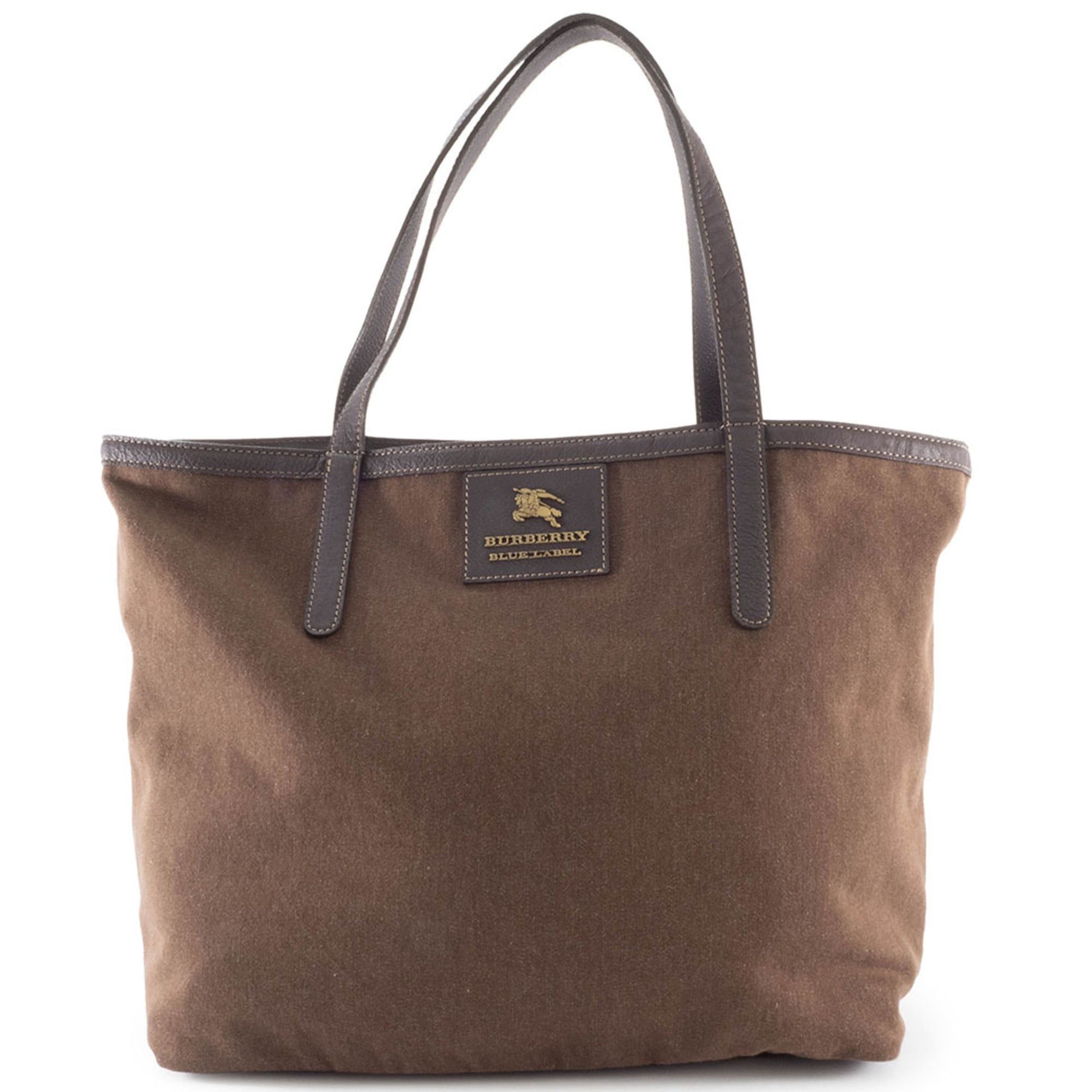 Burberry Burberry Reversible Tote Bag Canvas Brown | Multicolor Women's Blue Label Size ONE SIZE - 1 Thumbnail