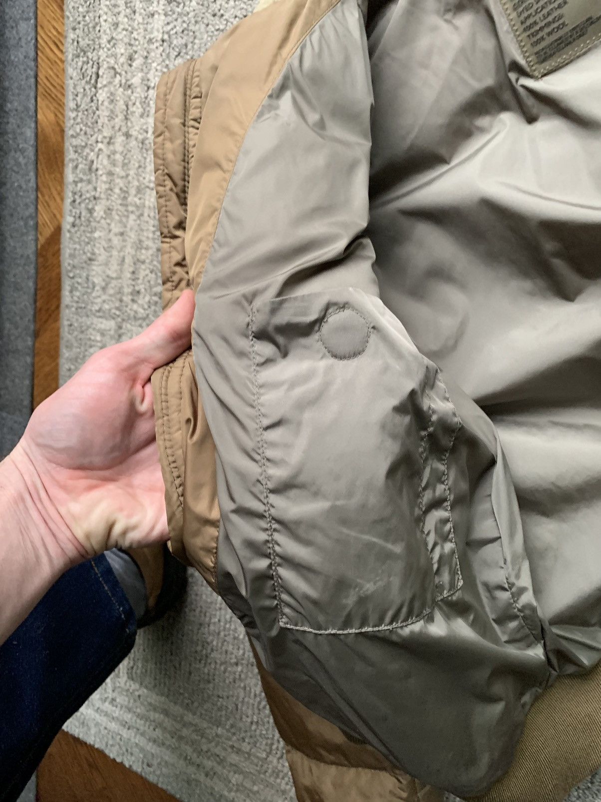 Prada Prada Jacket SGV760 Down Bomber Winter Coat Shearling Linea Size US M / EU 48-50 / 2 - 14 Thumbnail