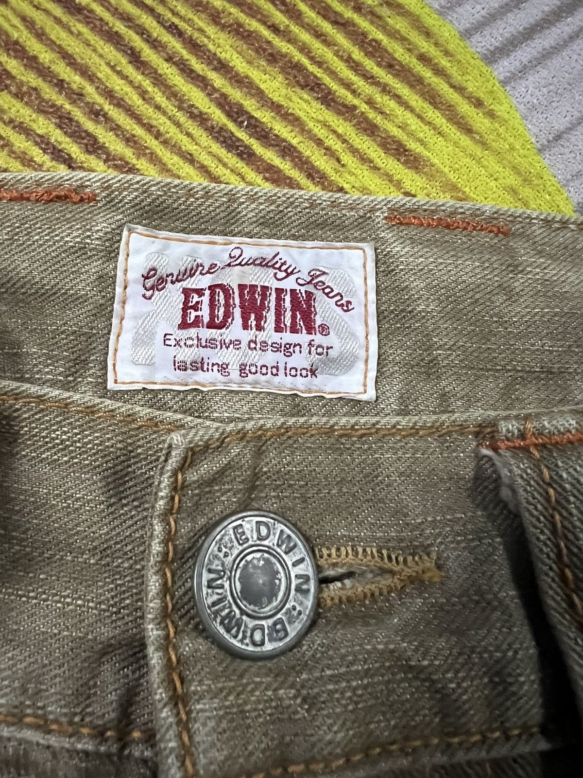 Edwin × If Six Was Nine × Japanese Brand FLARE EDWIN EXCLUSIVE VINTAGE BROWN JEANS VERY RARE Size US 30 / EU 46 - 15 Thumbnail