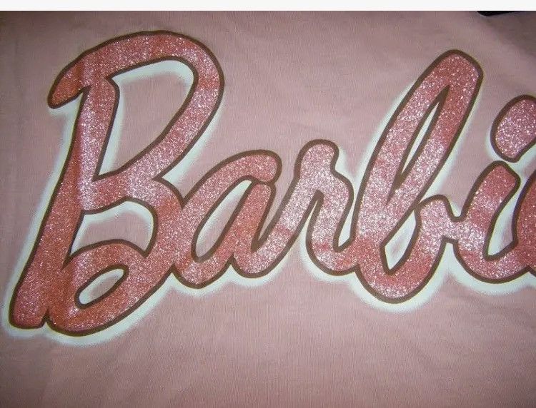 Other Barbie Pink Semi Crop Tee Shirt Size M / US 6-8 / IT 42-44 - 6 Thumbnail