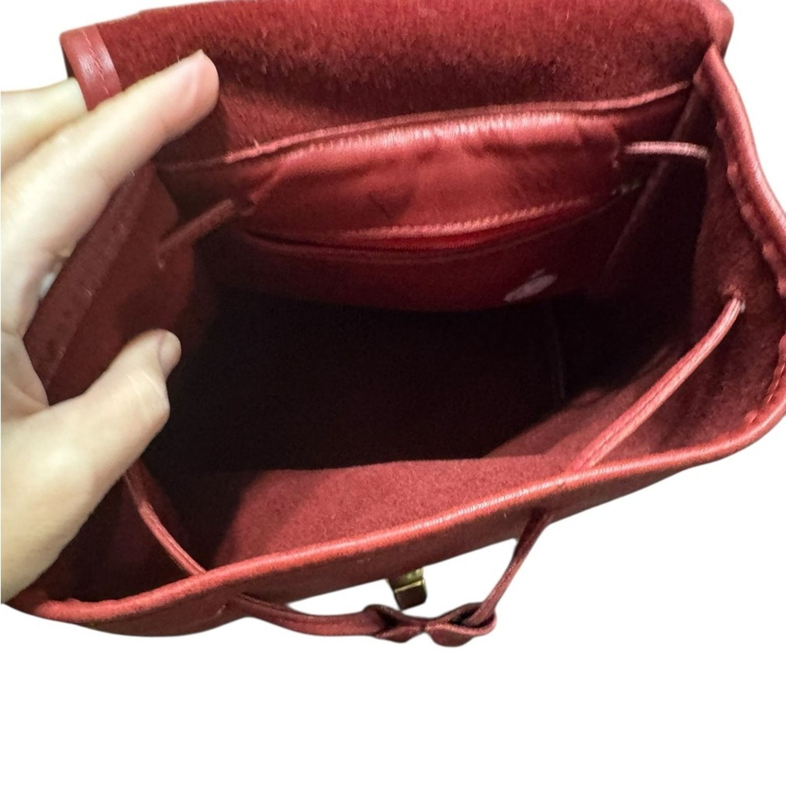 Coach VTG! Coach red leather daypack/back pack Size ONE SIZE - 6 Thumbnail