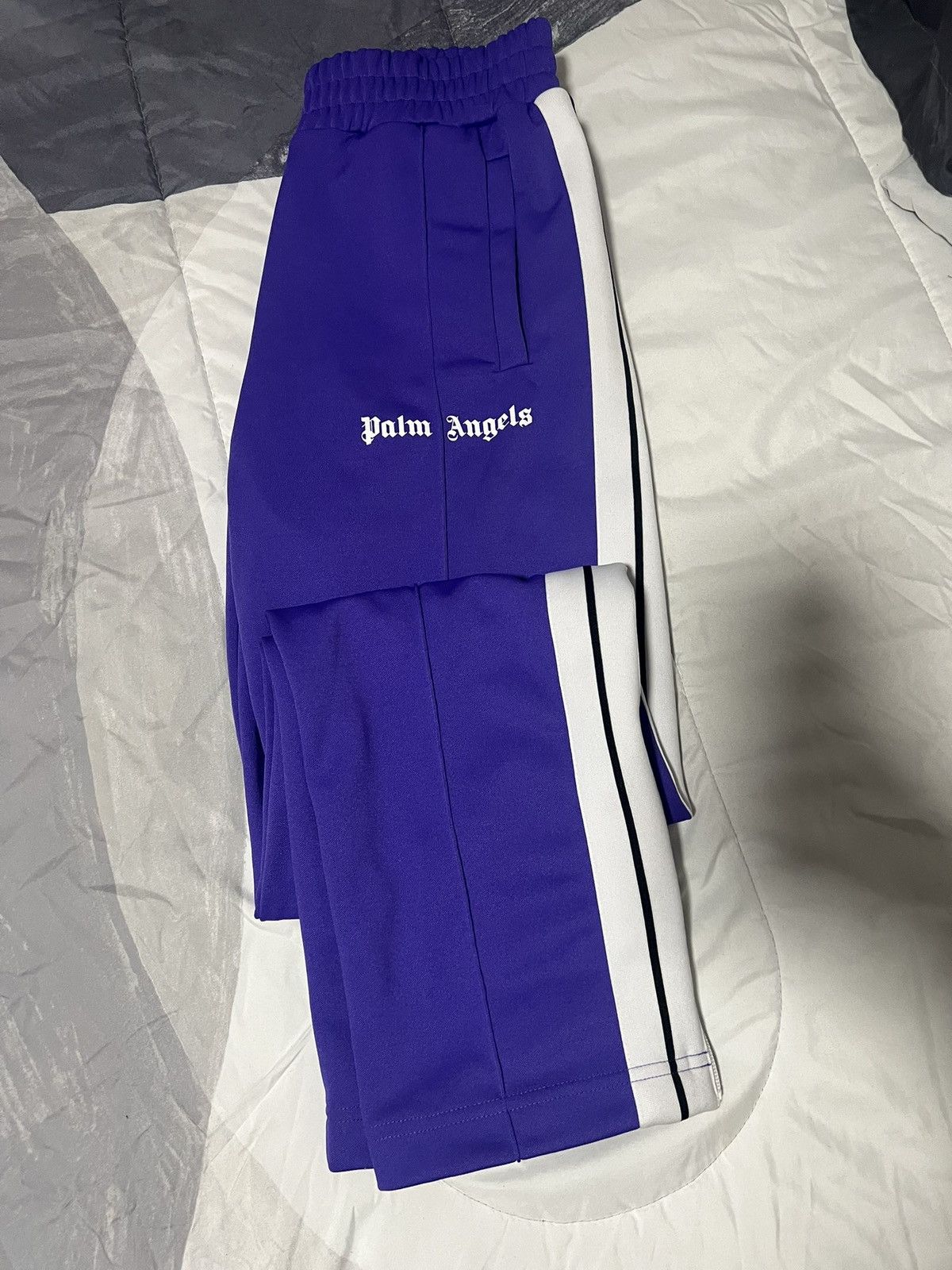 Palm Angels Purple Classic Track Pants Size US 34 / EU 50 - 4 Thumbnail