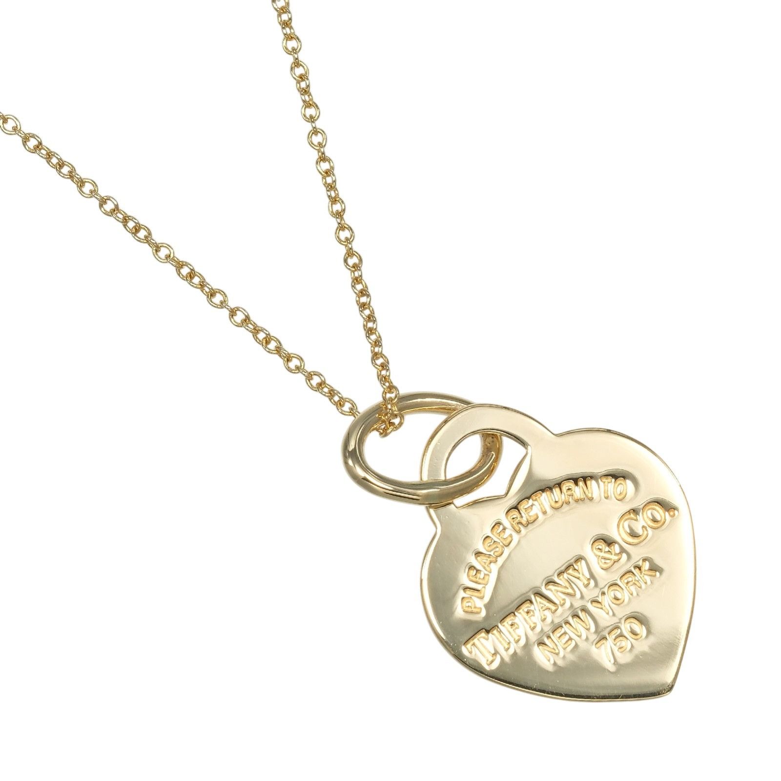 Tiffany & Co. Tiffany & Co. Tiffany & Co. Return to Tiffany Au750 Necklace Precious Metal Necklace DUTY FREE for USA Size ONE SIZE - 1 Thumbnail