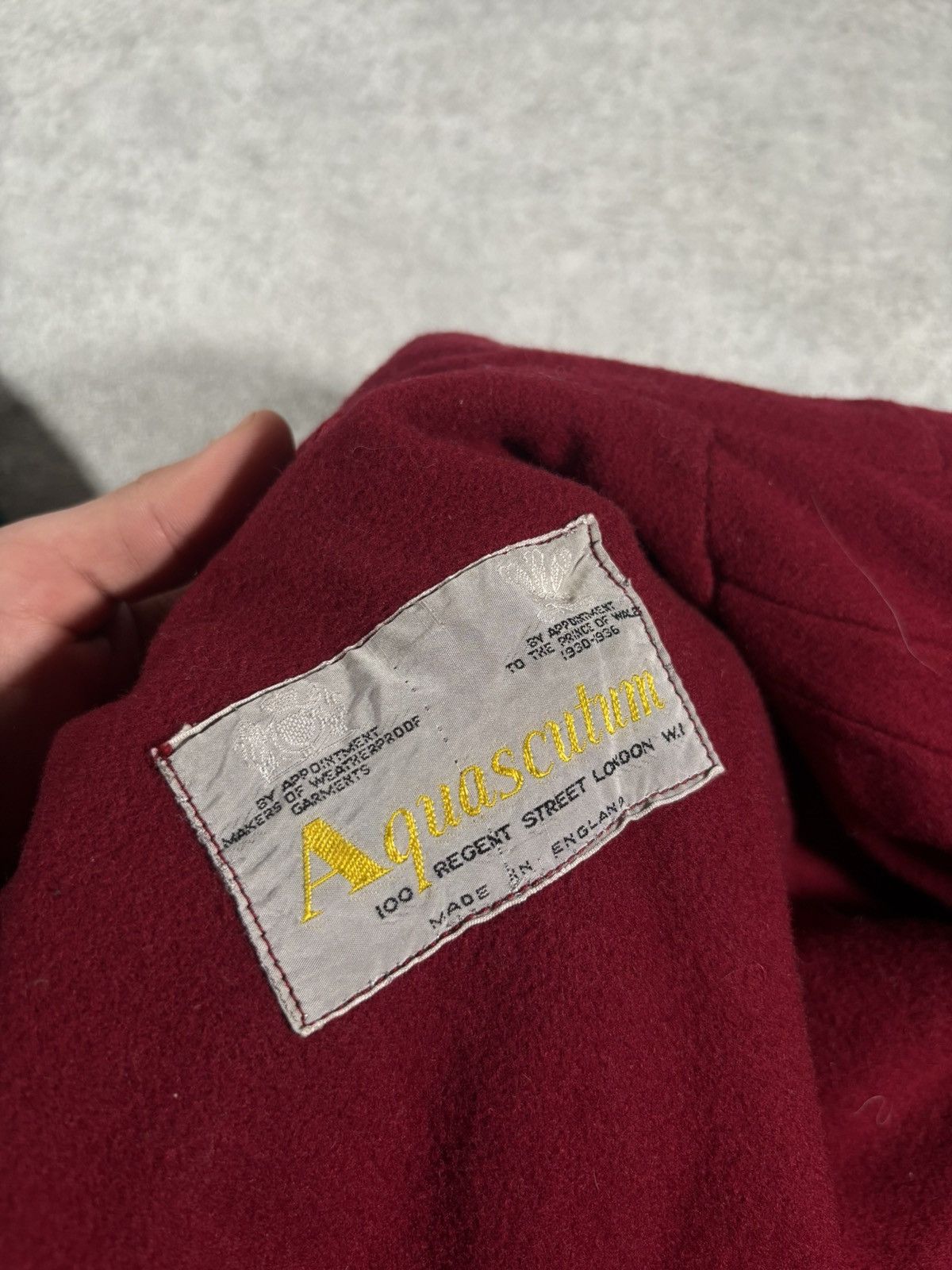 Aquascutum VINTAGE AQUASCUTUM Pure Wool Overcoat Dark Green showerproff Size US XL / EU 56 / 4 - 9 Thumbnail