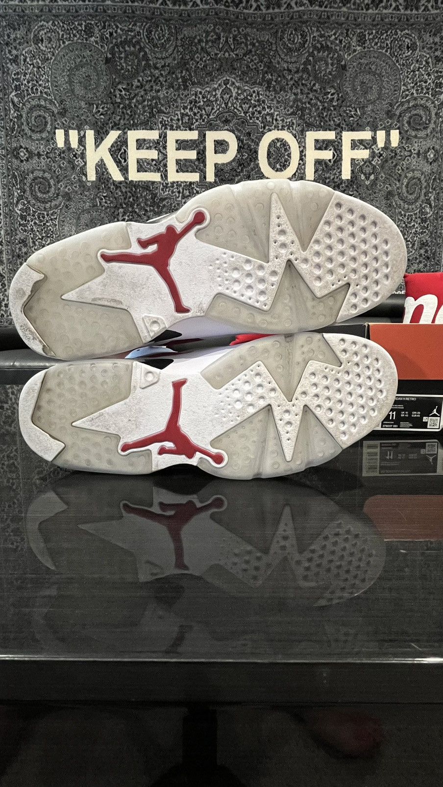 Jordan Brand Jordan 6 Retro Carmine (2021) Men's Size US 11 / EU 44 - 3 Thumbnail